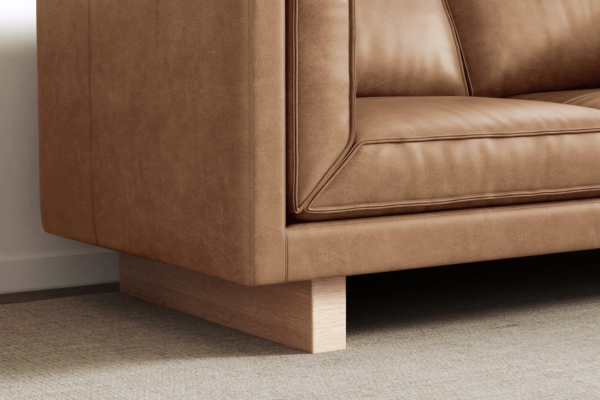 Alaina Leather Accent Chair - Image 5