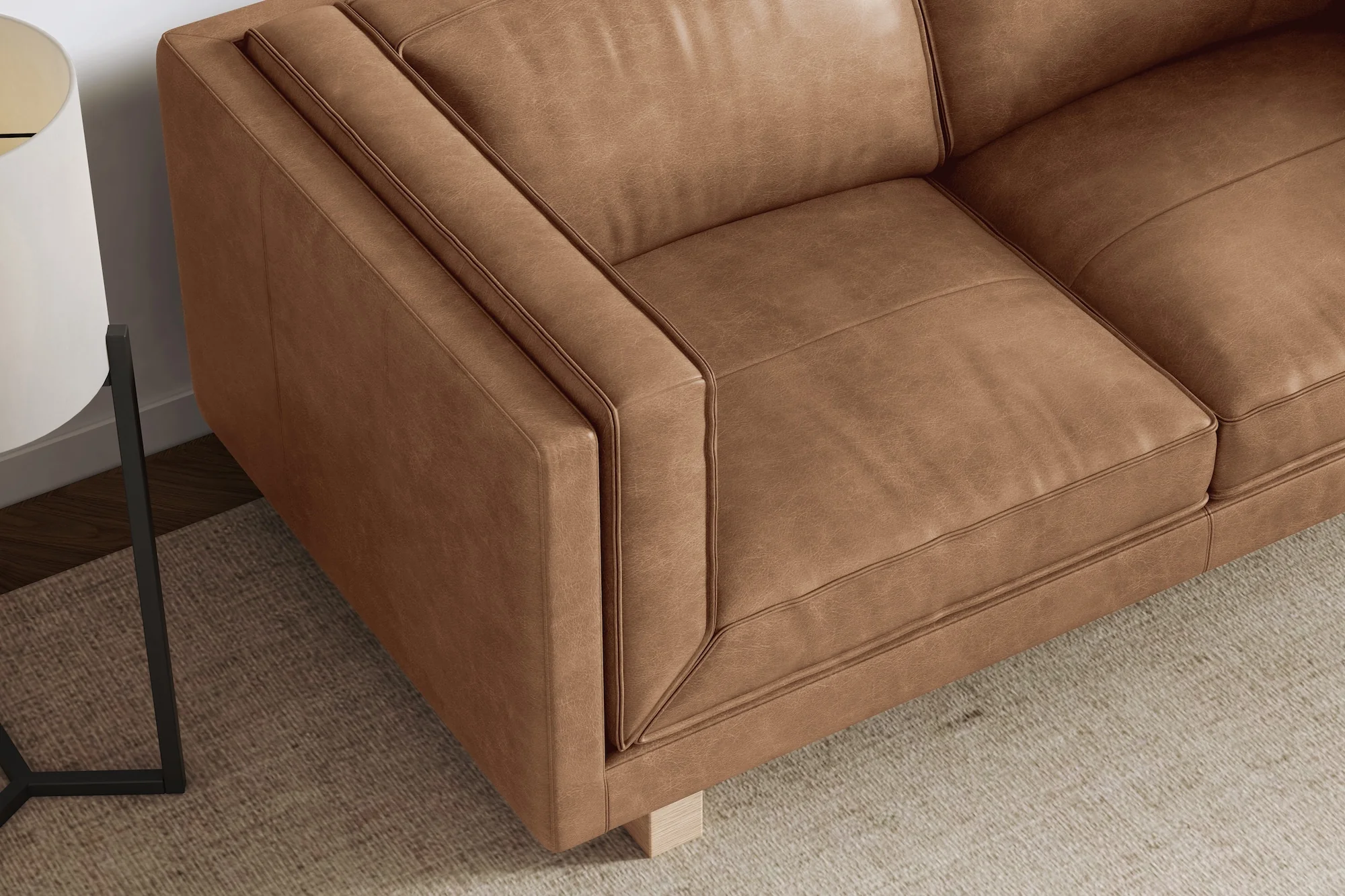 Alaina Leather Lounge - Image 4