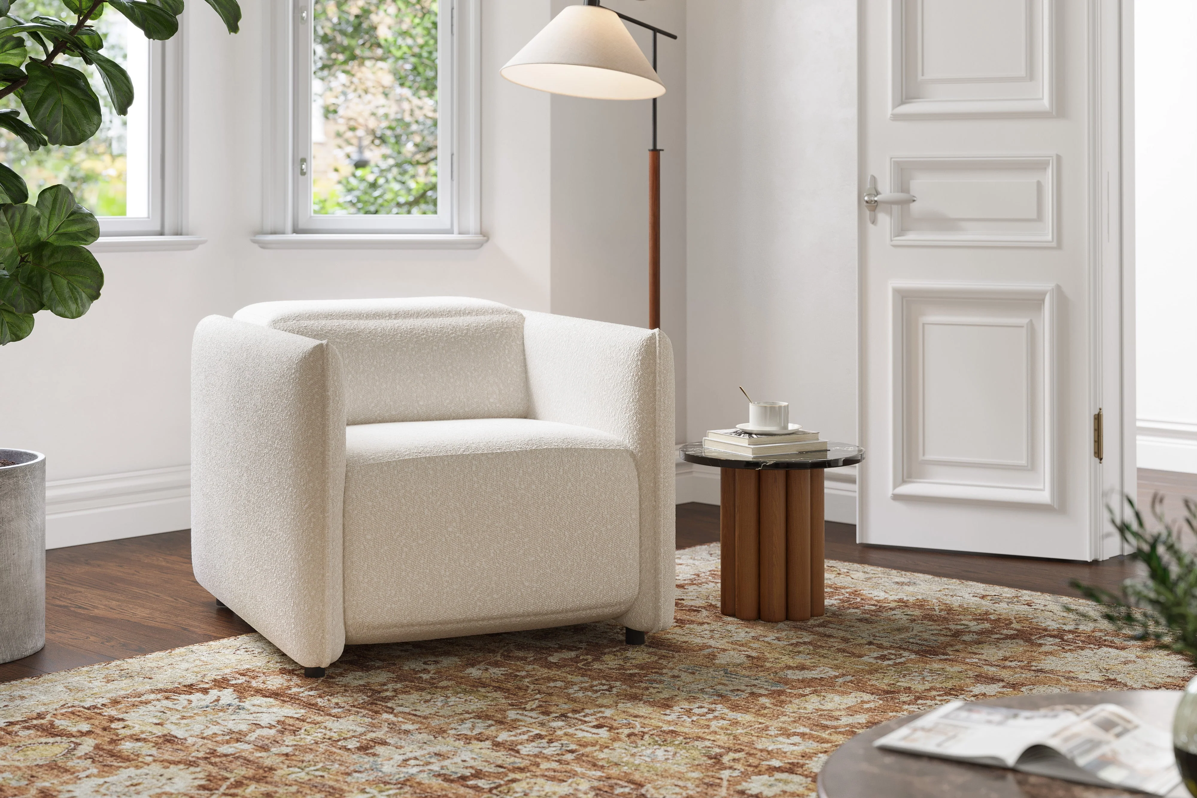 Alexandra Boucle Recliner Chair - Image 2