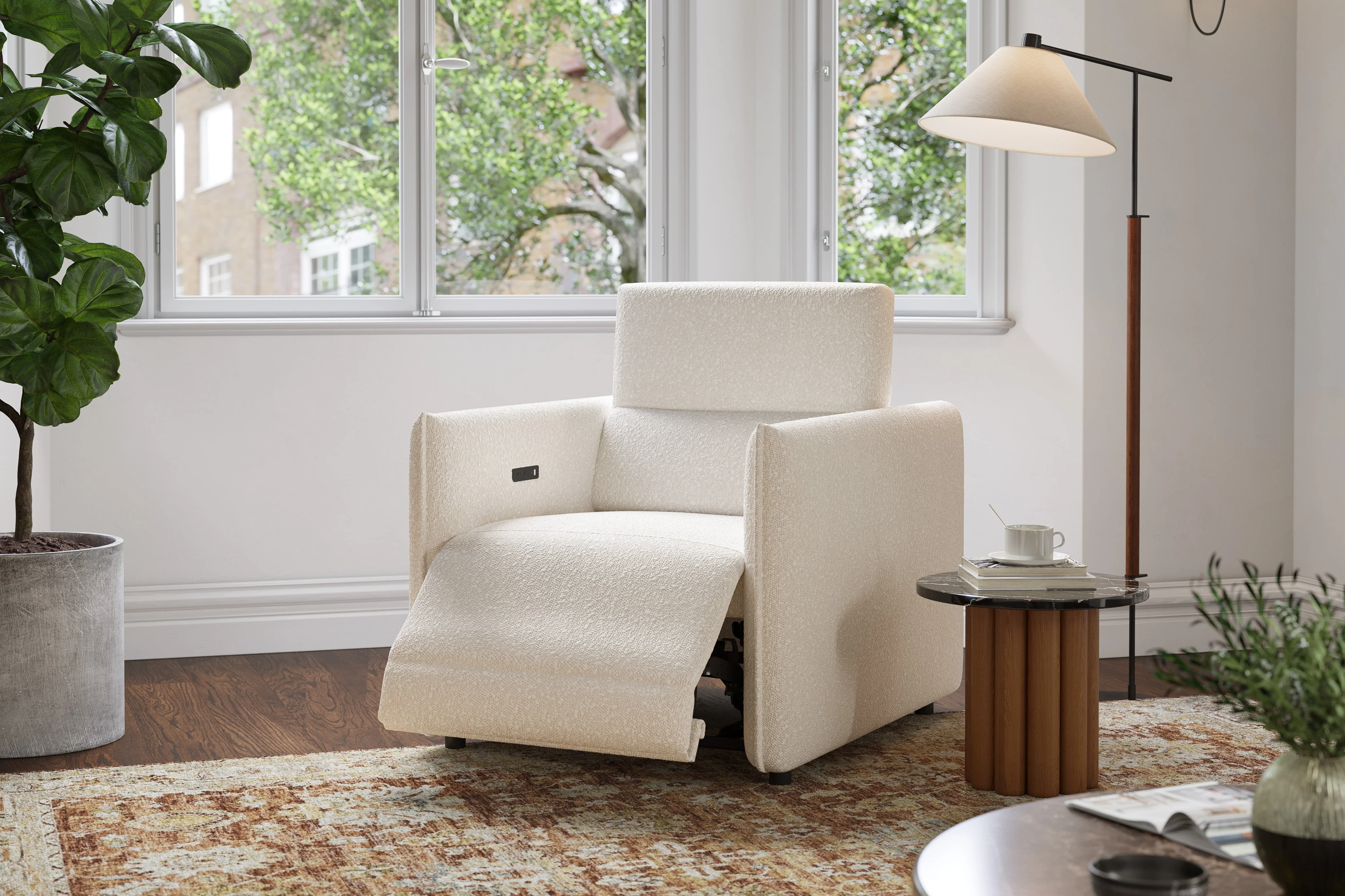 Alexandra Boucle Recliner Chair - Image 4
