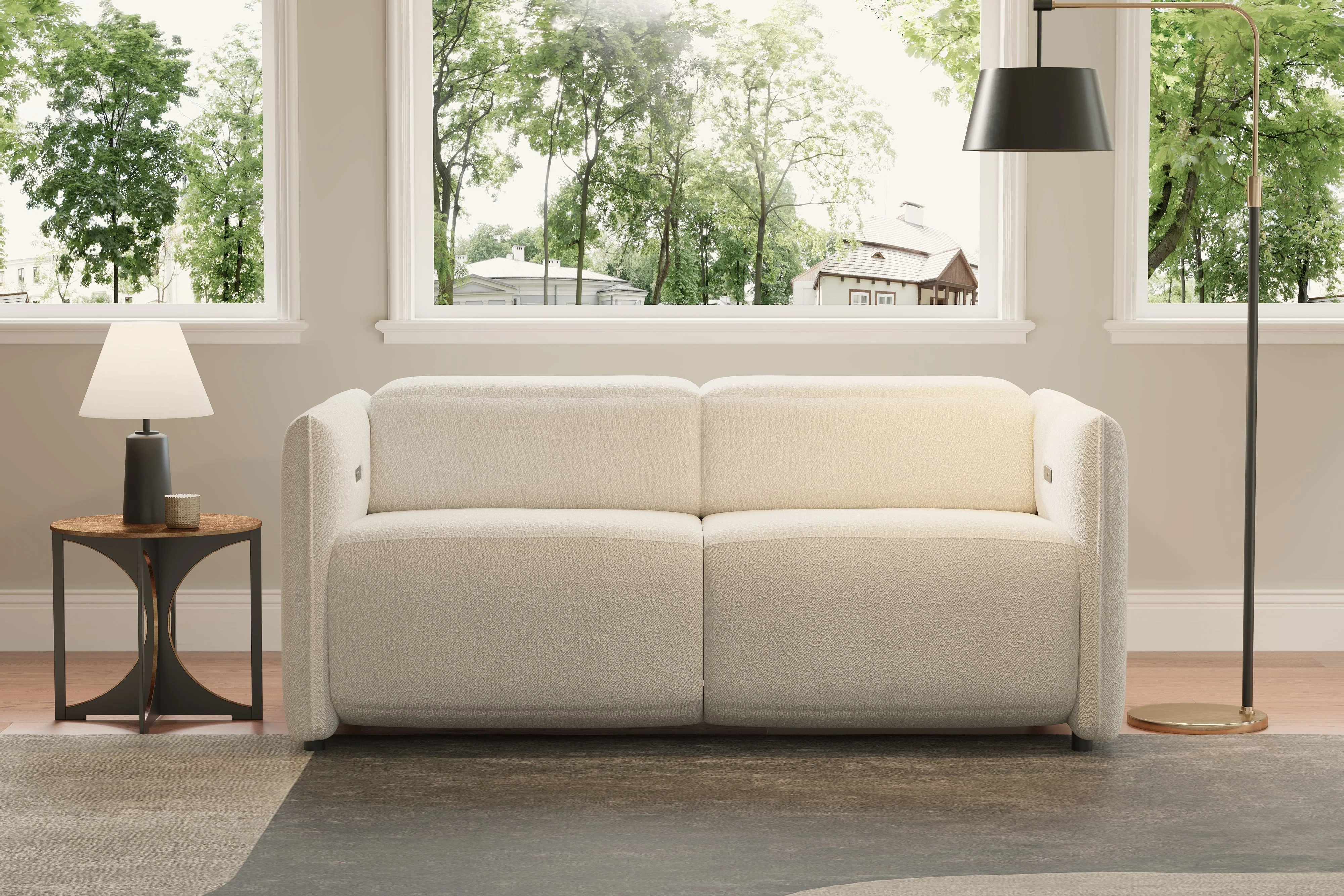 Alexandra Boucle Recliner Lounge - Image 11