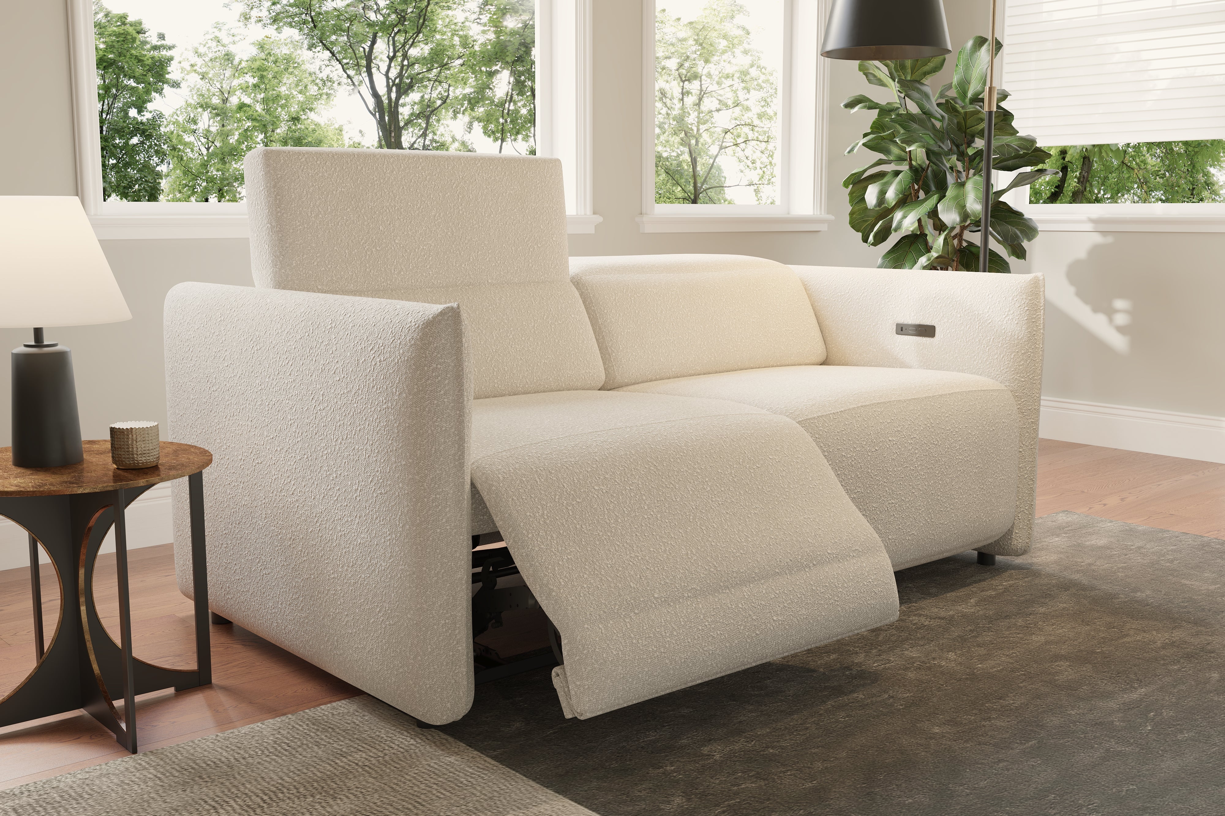 Alexandra Boucle Recliner Lounge - Image 13