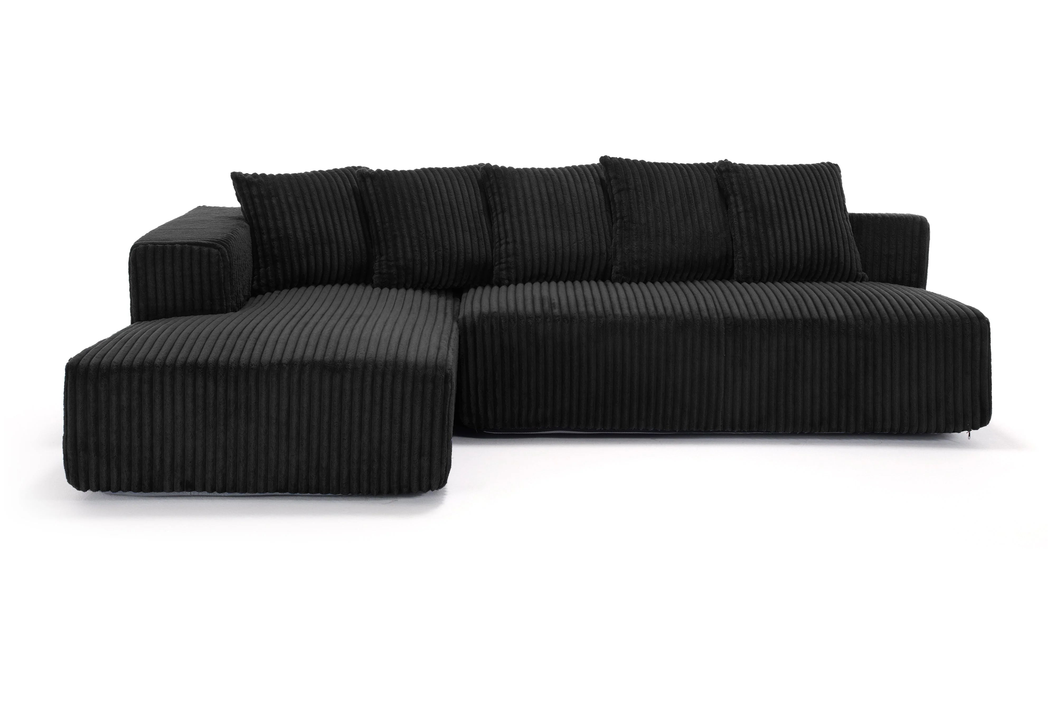 Alexus Corduroy Fabric Sectional Lounge - Image 72