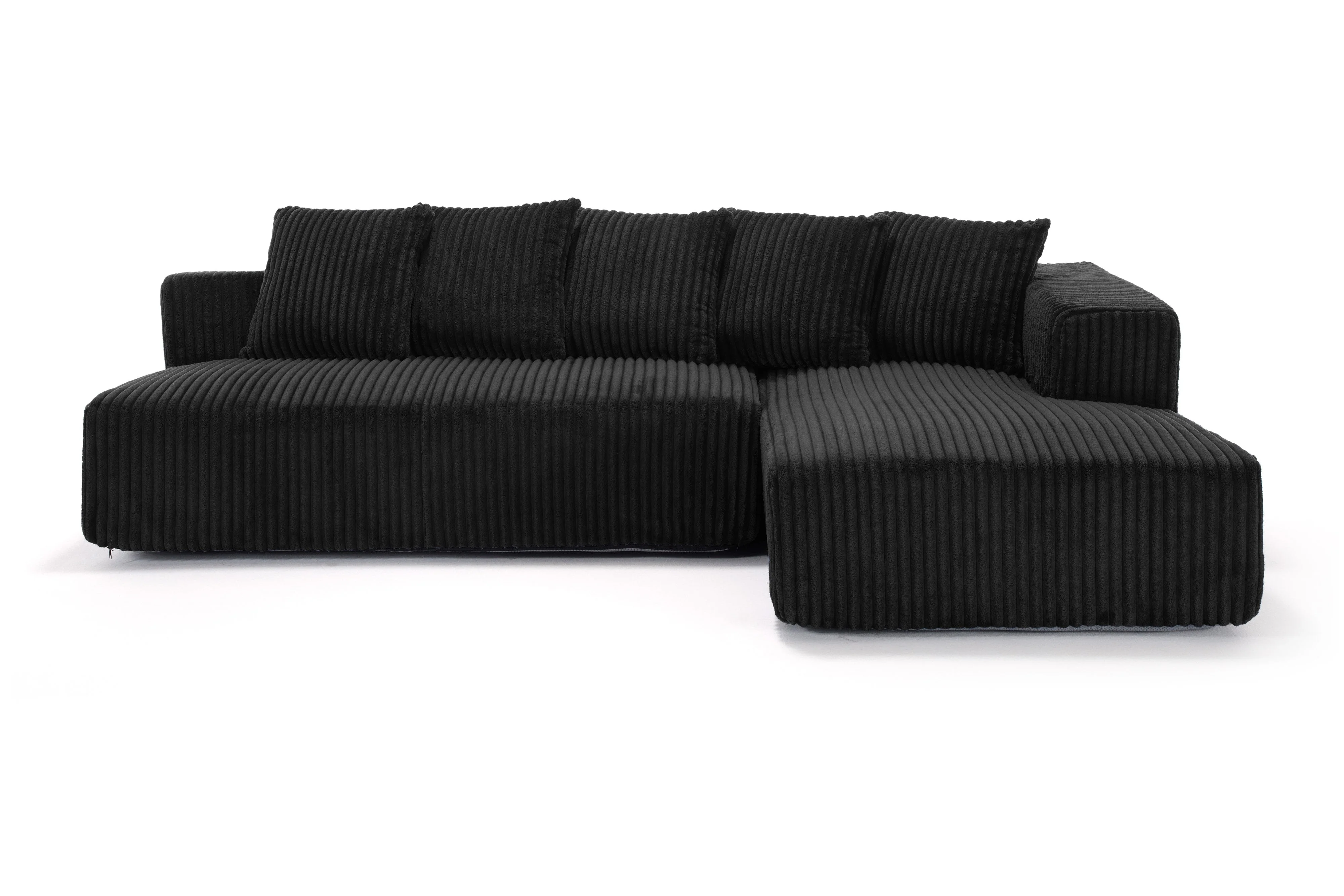 Alexus Corduroy Fabric Sectional Lounge - Image 82