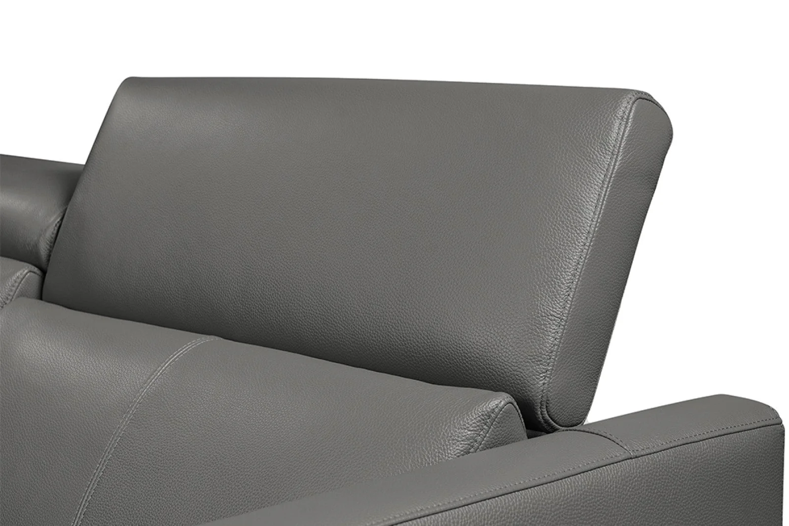 Andria Leather Reclining Sectional Lounge - Image 29