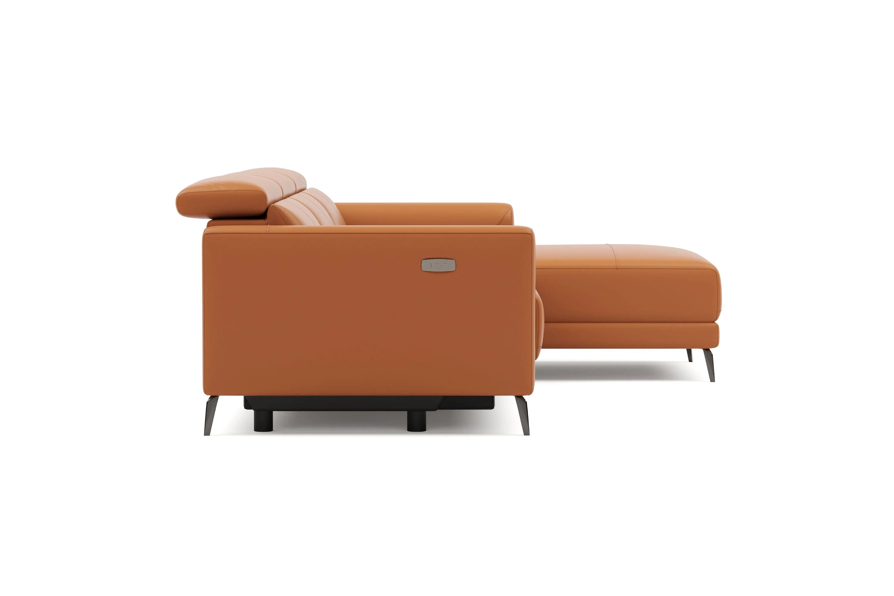 Andria Leather Reclining Sectional Lounge - Image 76