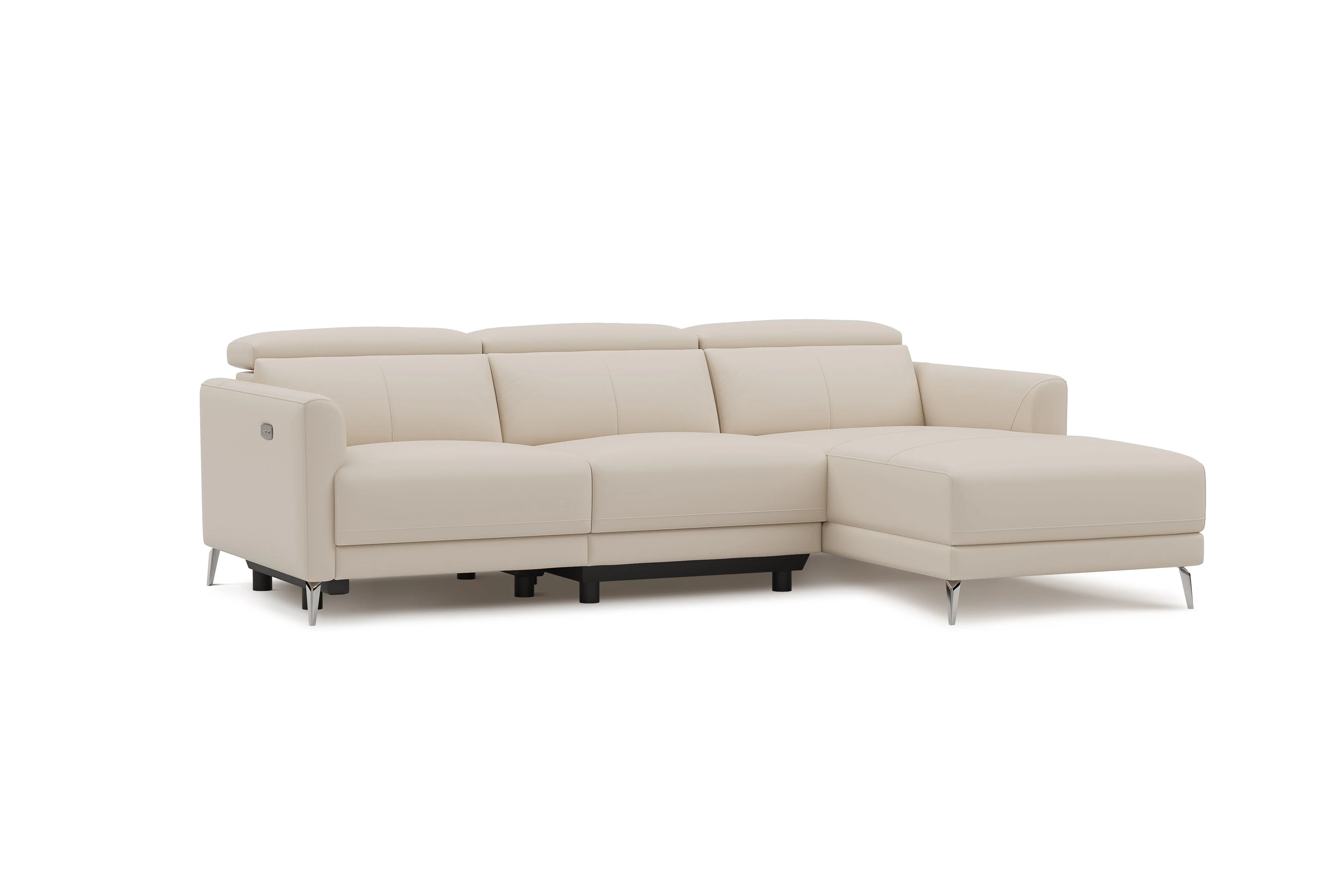 Andria Leather Reclining Sectional Lounge - Image 84