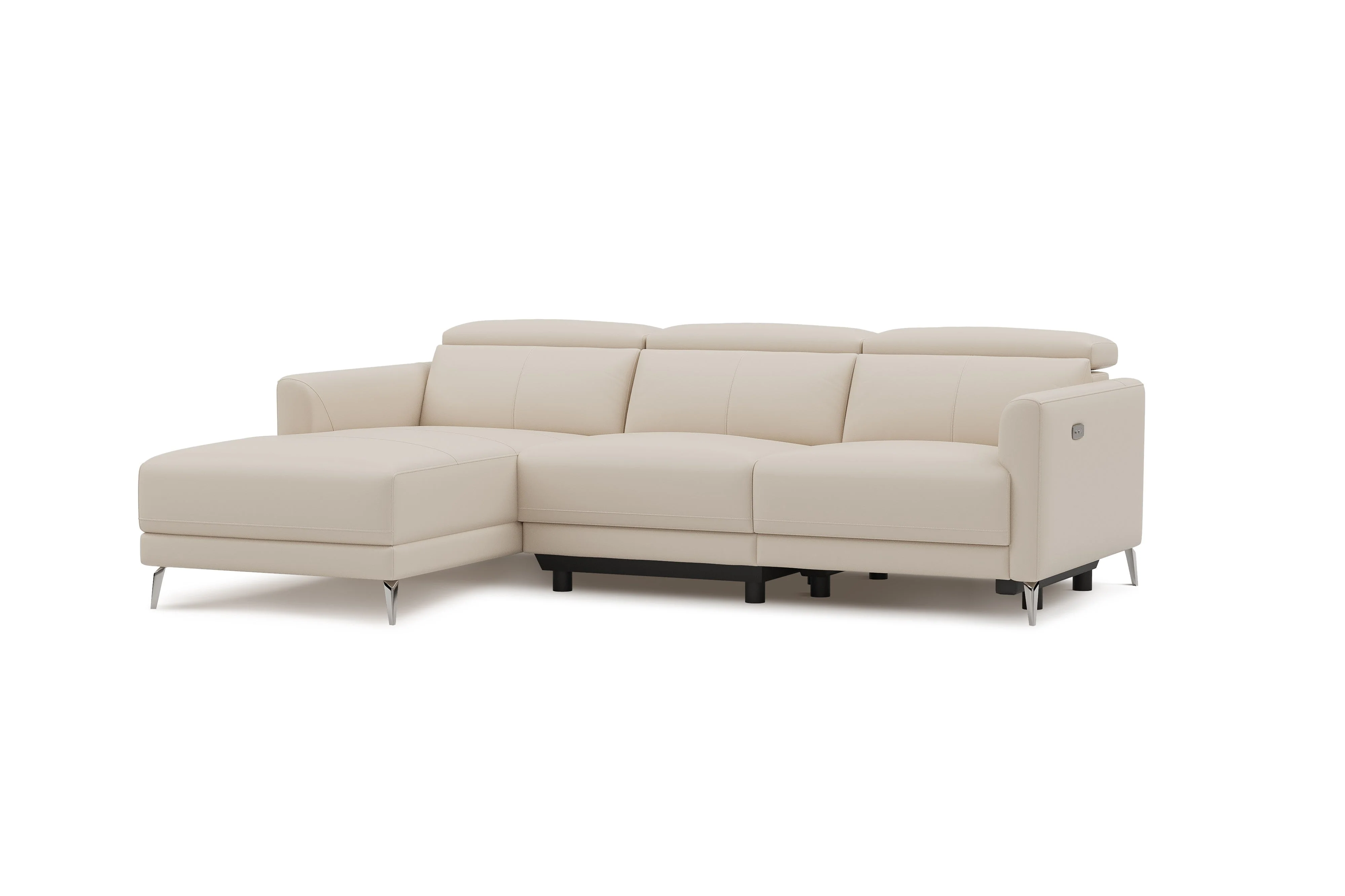 Andria Leather Reclining Sectional Lounge - Image 96