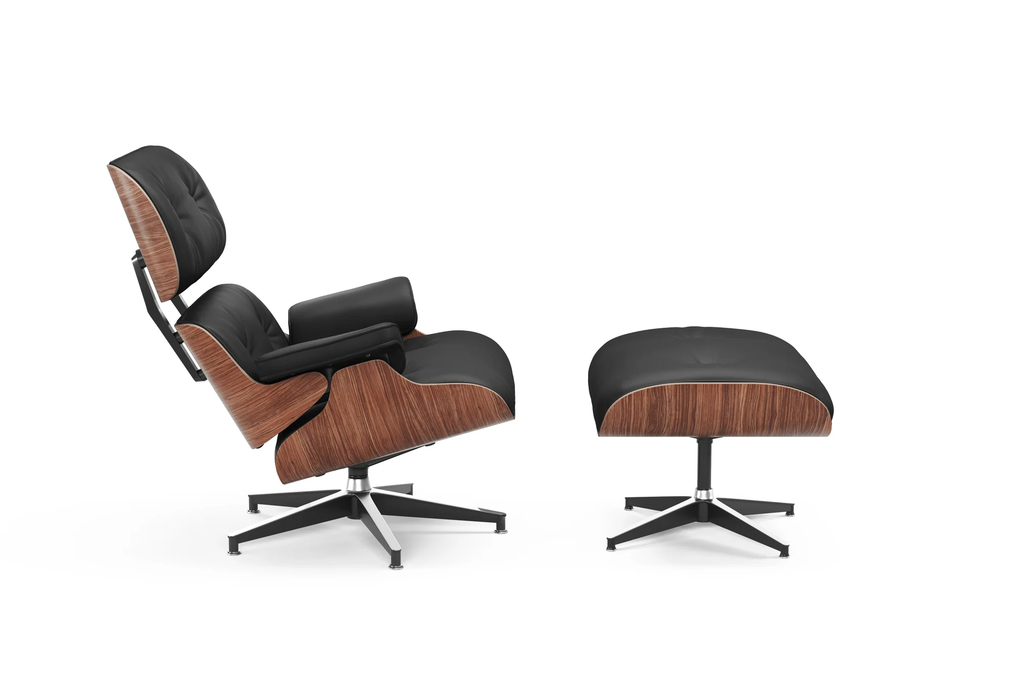 Armoni Leather Chair & Ottoman - Image 7