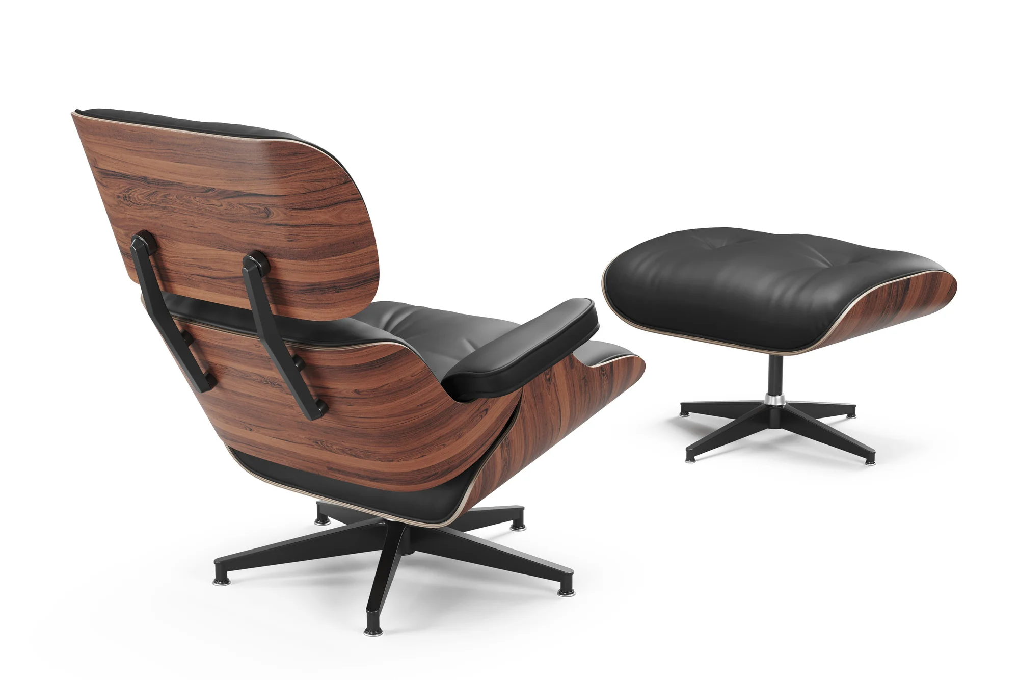 Armoni Leather Chair & Ottoman - Image 8