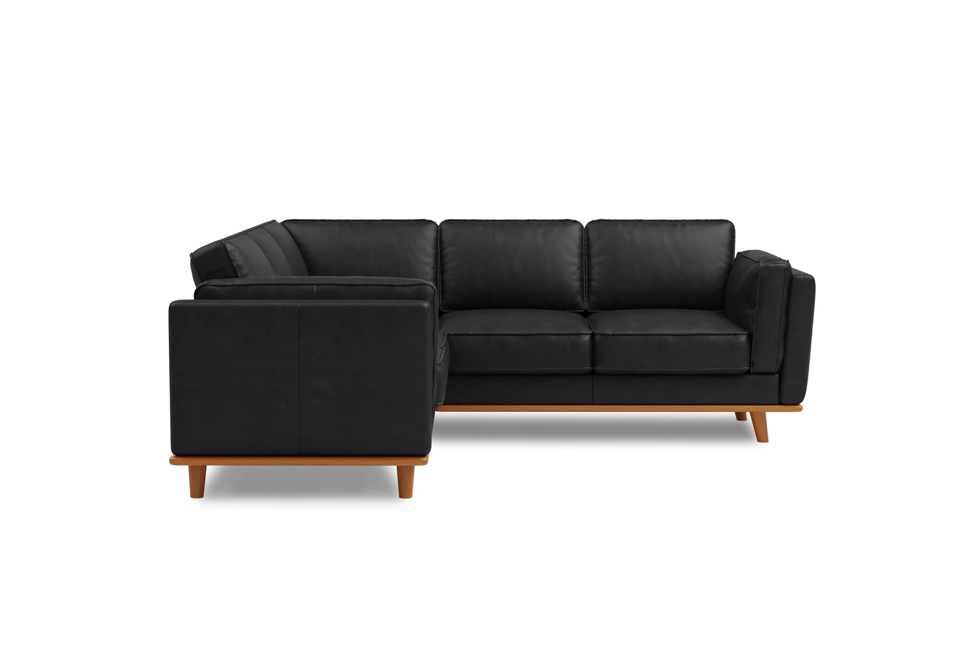 Artisan Leather Corner Sectional Lounge - Image 18