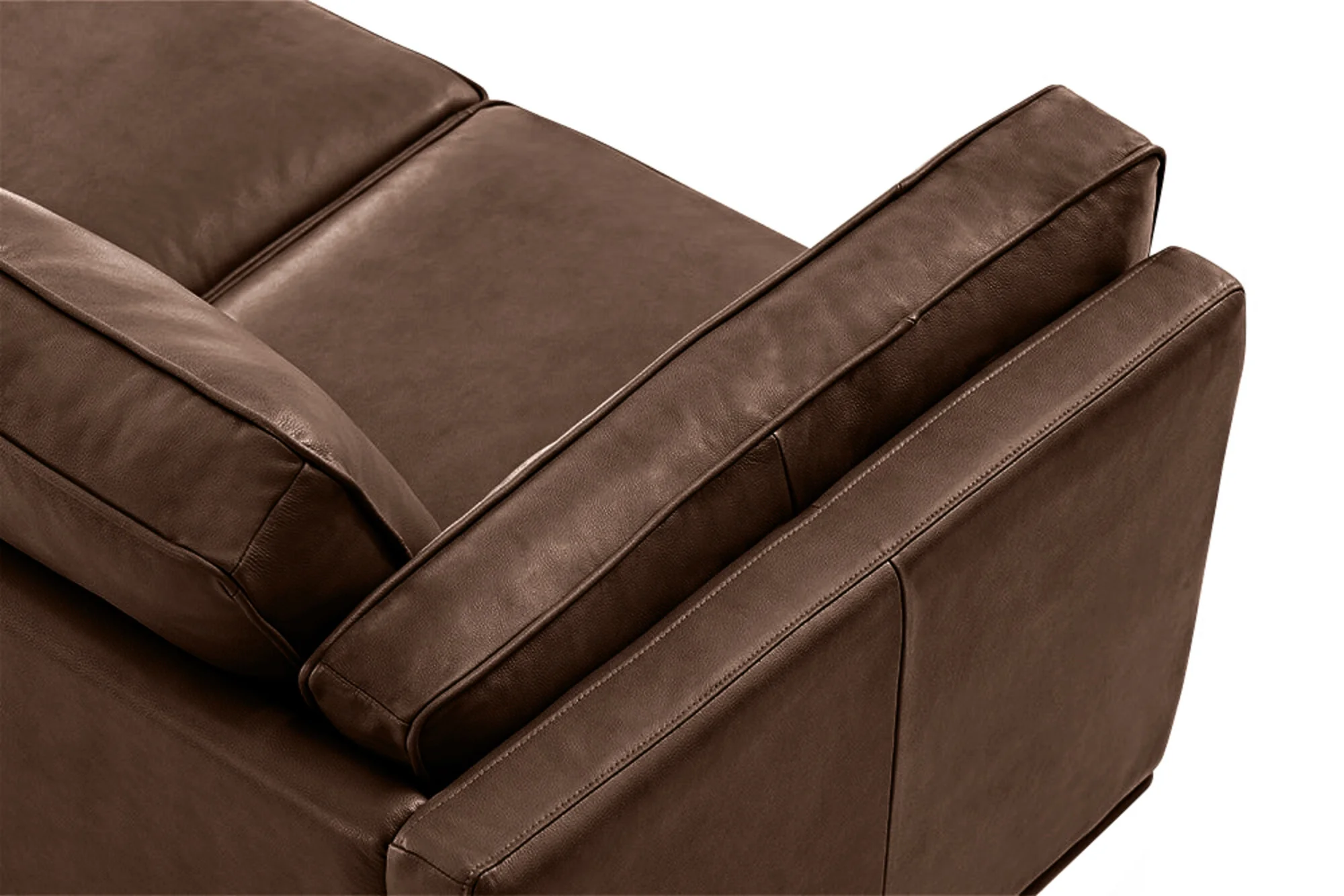 Artisan Leather Corner Sectional Lounge - Image 29