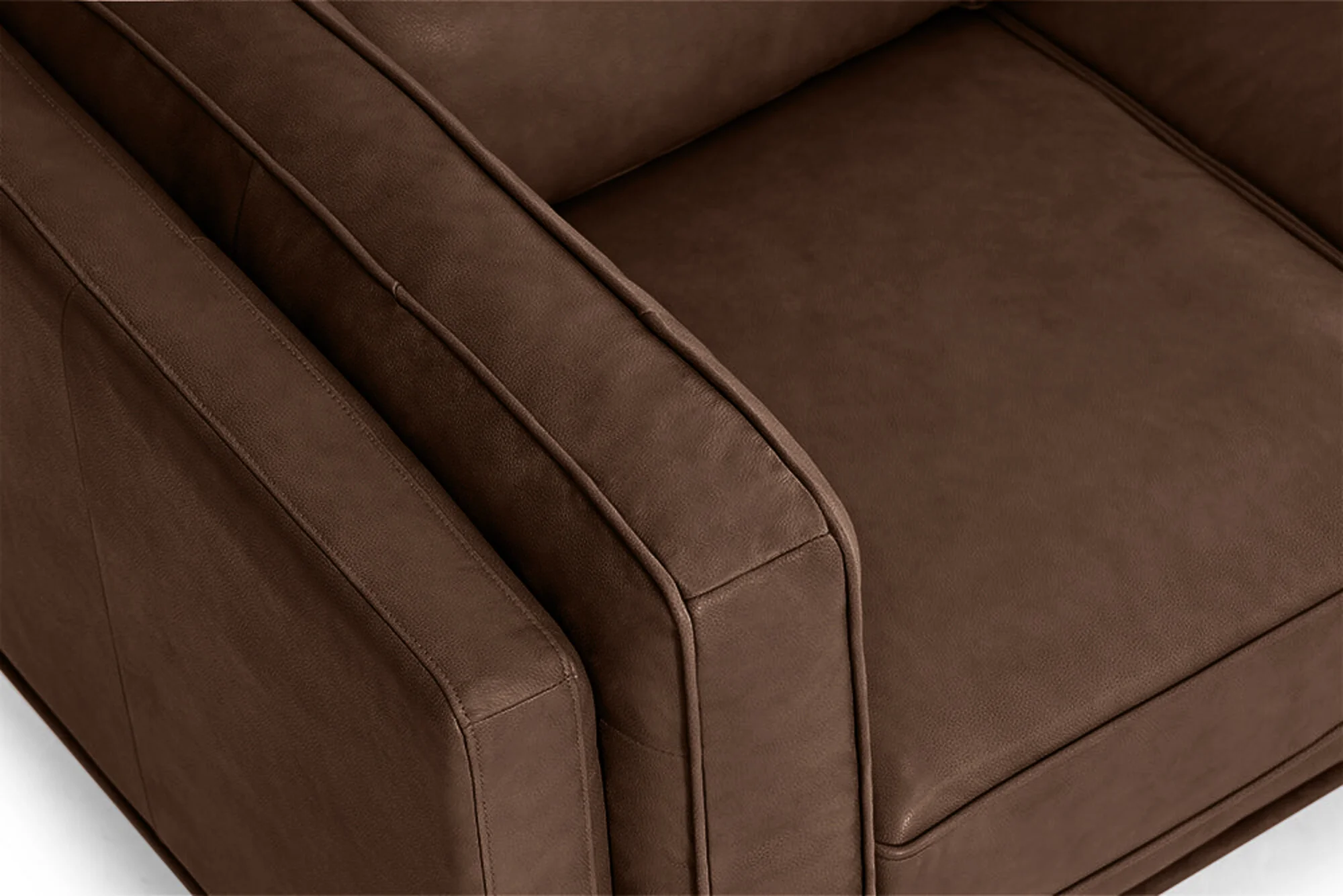 Artisan Leather Corner Sectional Lounge - Image 30
