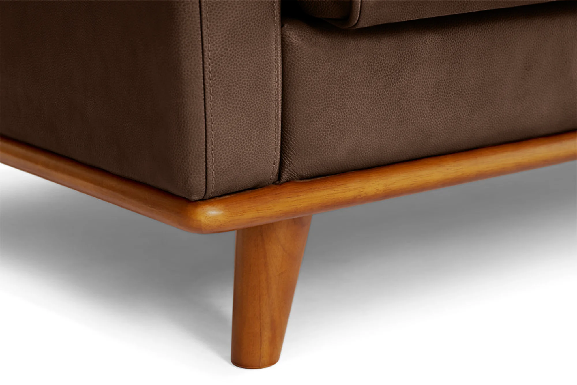 Artisan Leather Corner Sectional Lounge - Image 32
