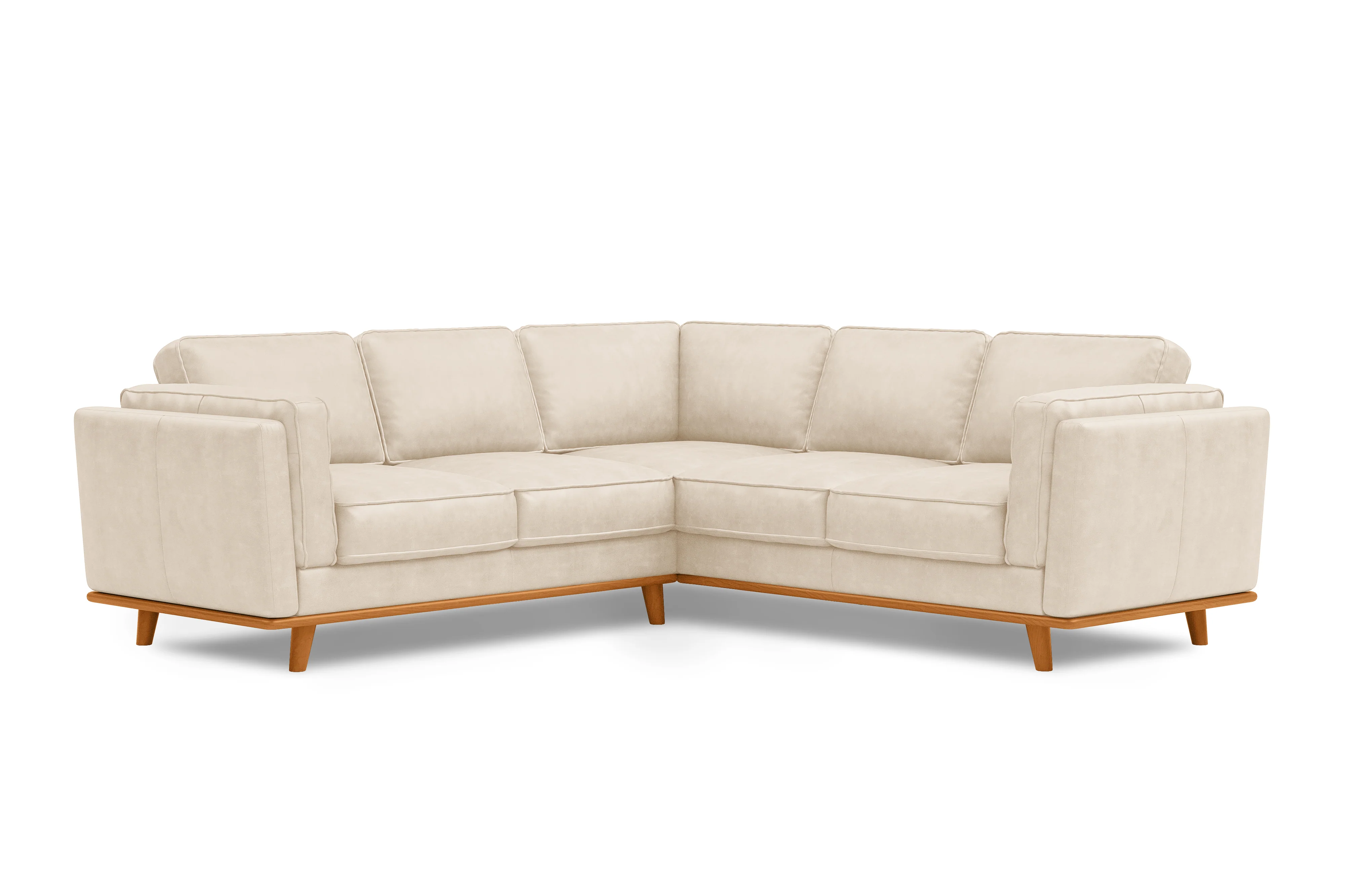 Artisan Leather Corner Sectional Lounge - Image 33