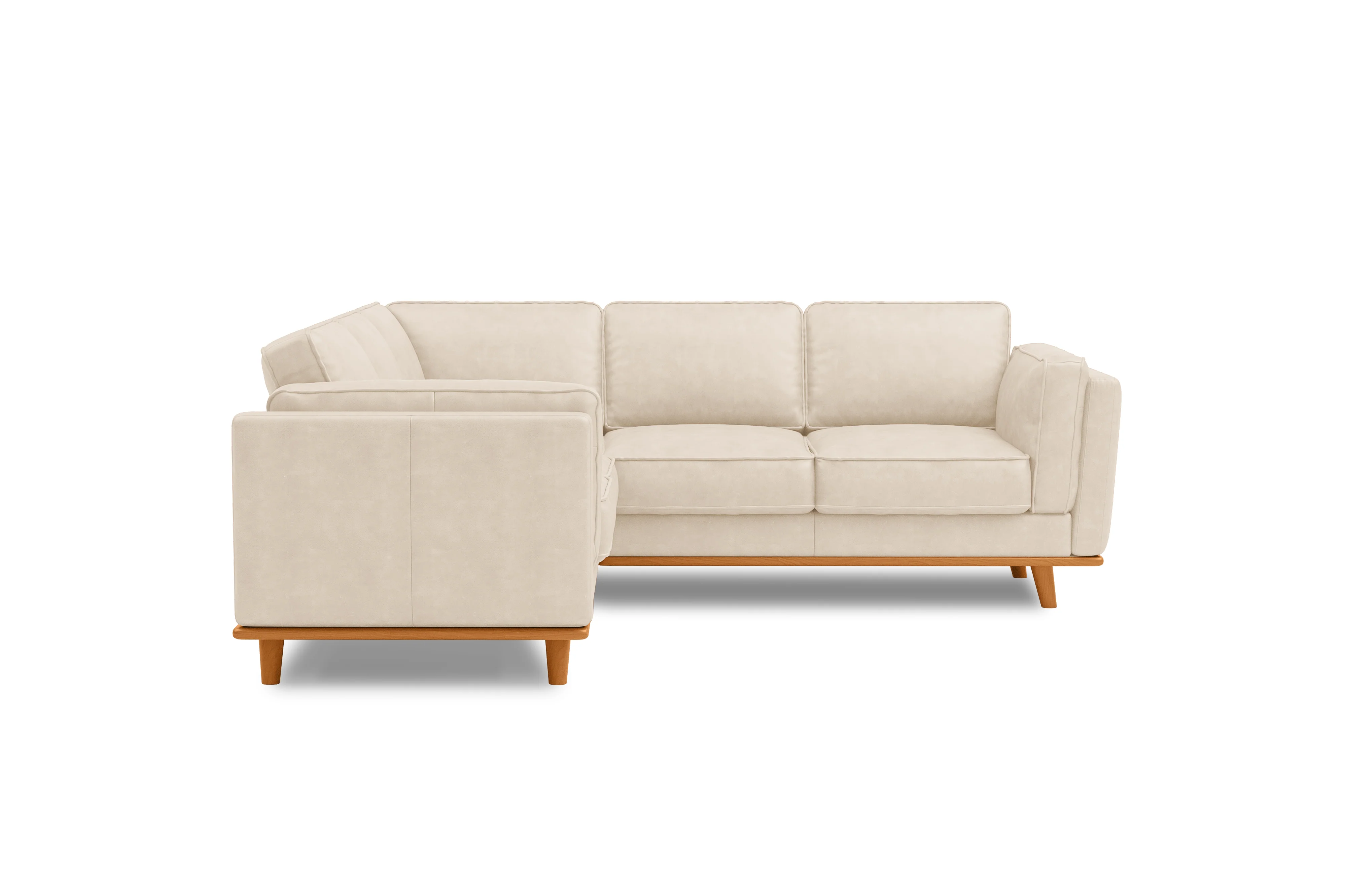 Artisan Leather Corner Sectional Lounge - Image 38