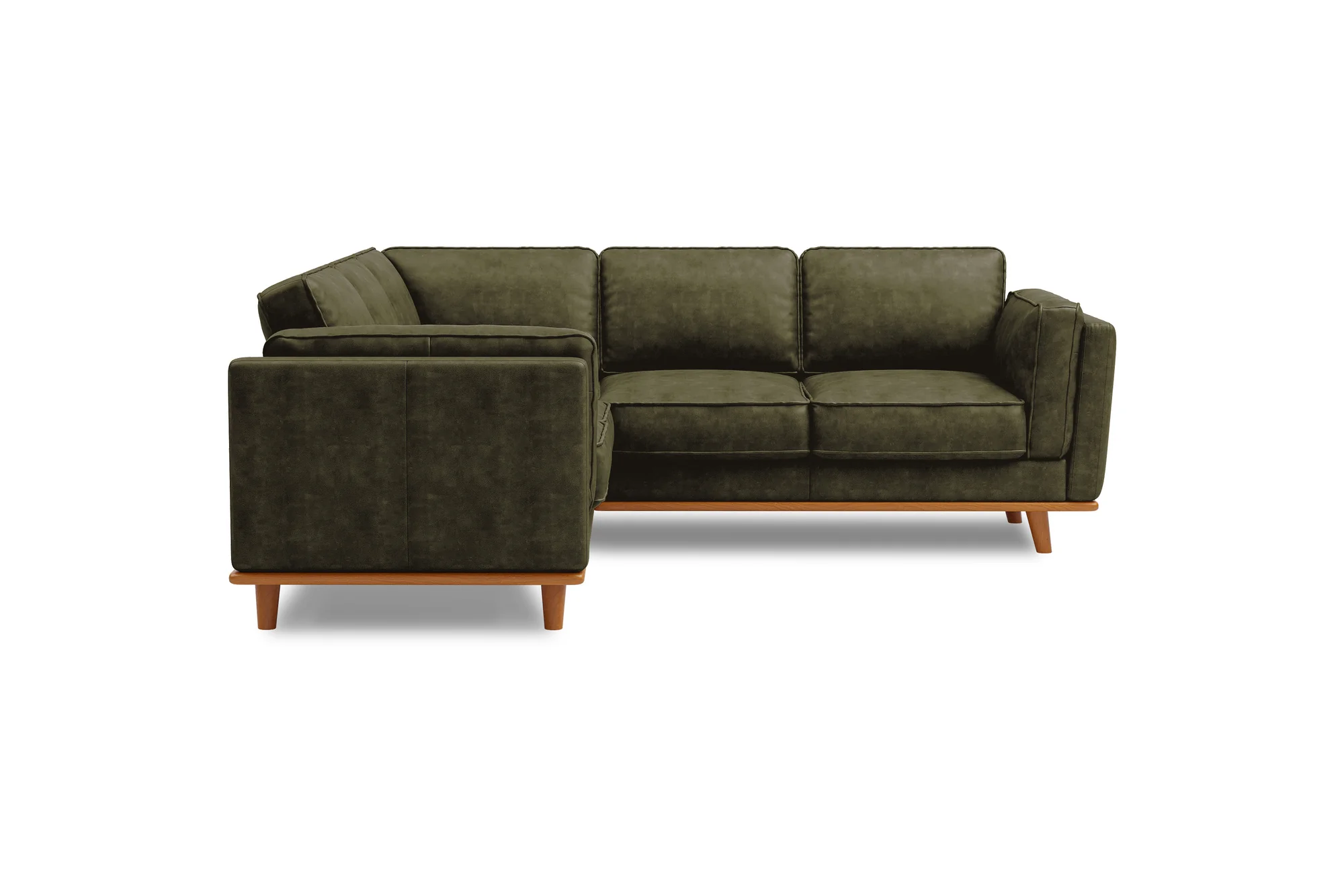 Artisan Leather Corner Sectional Lounge - Image 52