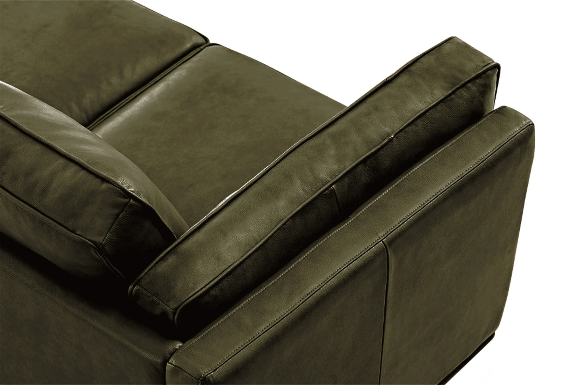 Artisan Leather Corner Sectional Lounge - Image 53