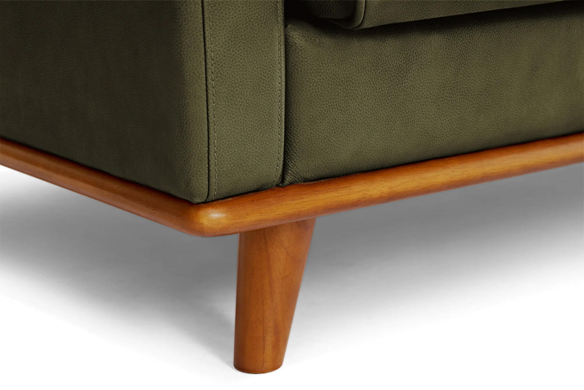Artisan Leather Corner Sectional Lounge - Image 56
