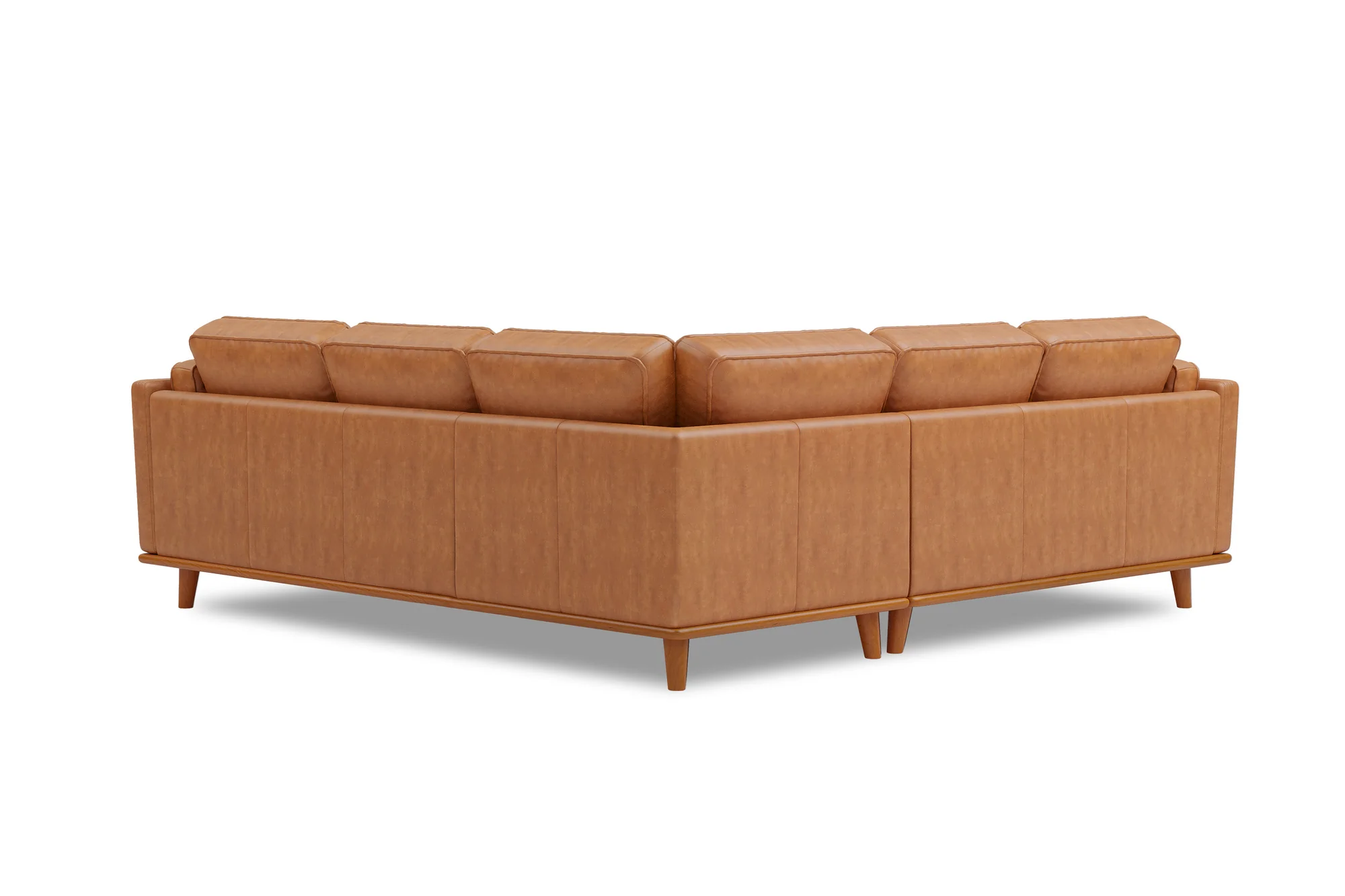 Artisan Leather Corner Sectional Lounge - Image 8