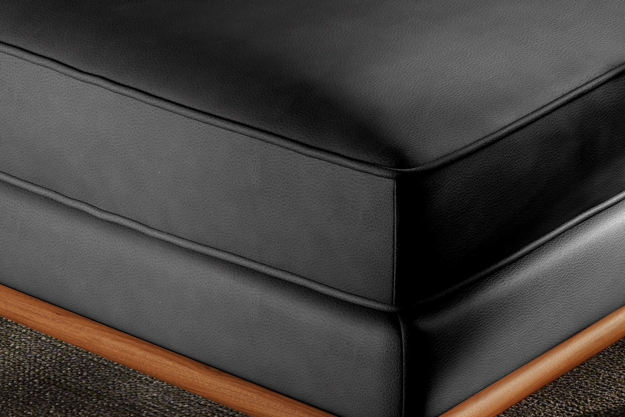 Artisan Leather Ottoman - Image 14