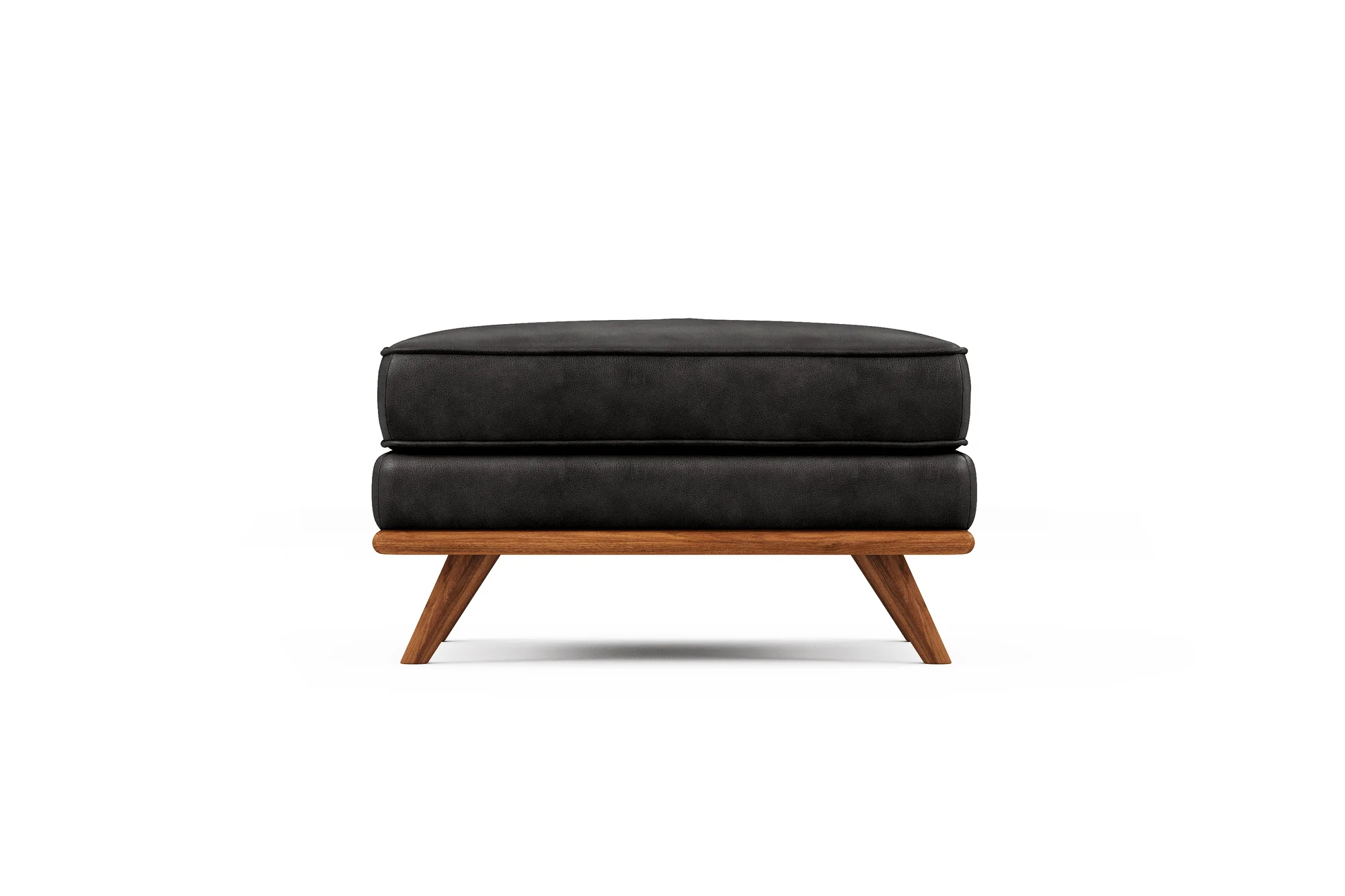 Artisan Leather Ottoman - Image 16