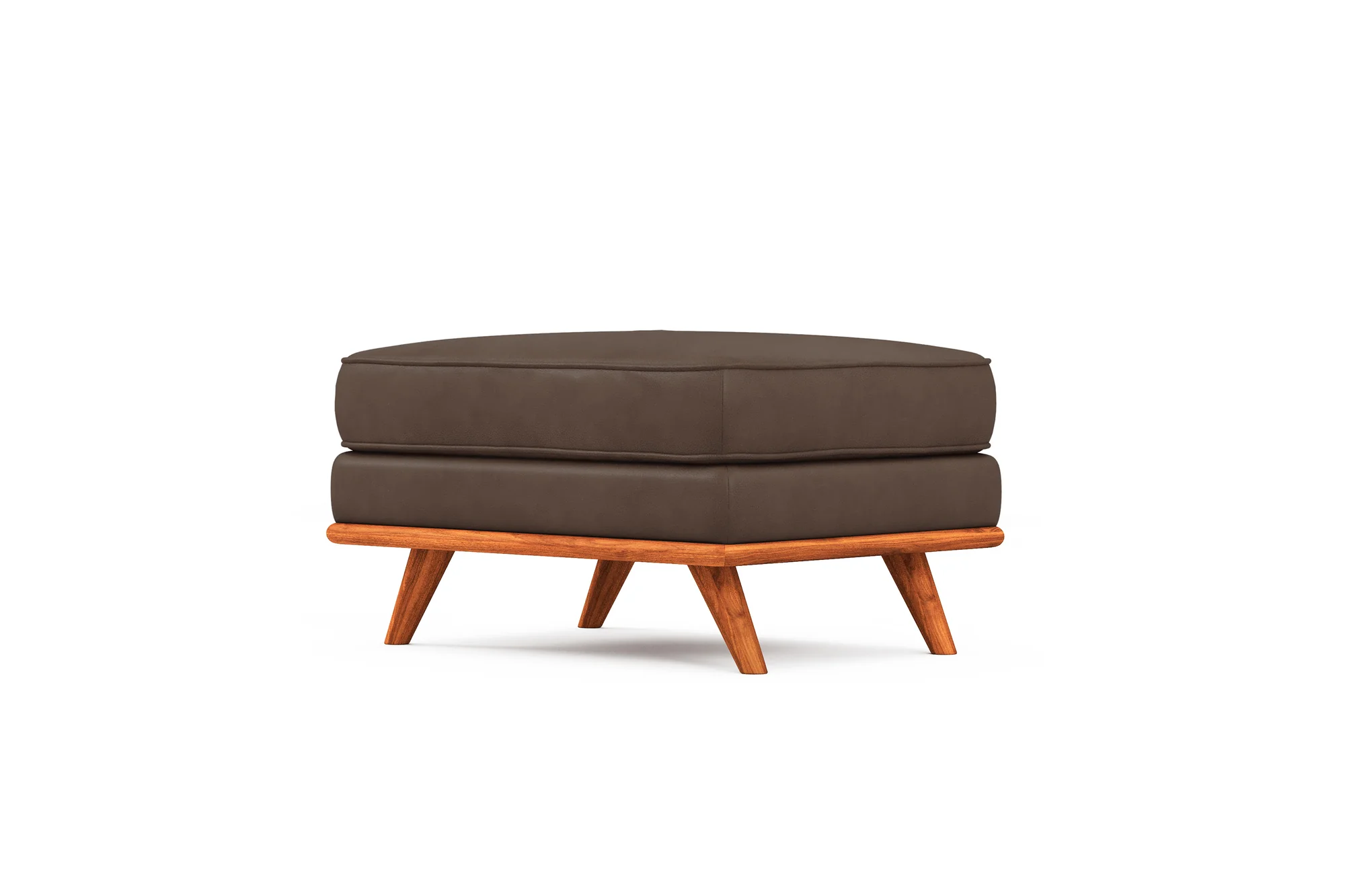 Artisan Leather Ottoman - Image 18