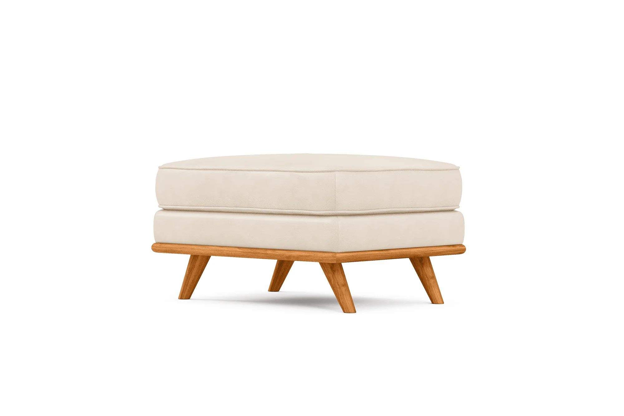 Artisan Leather Ottoman - Image 26
