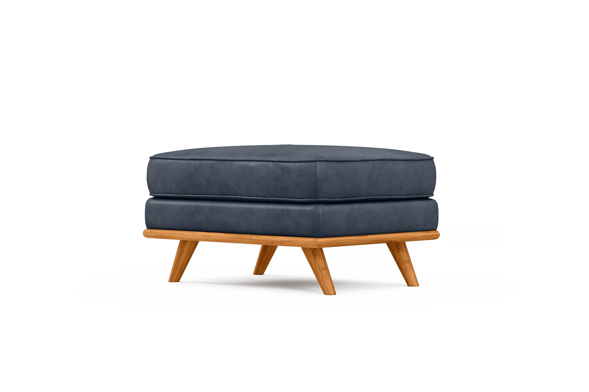Artisan Leather Ottoman - Image 34