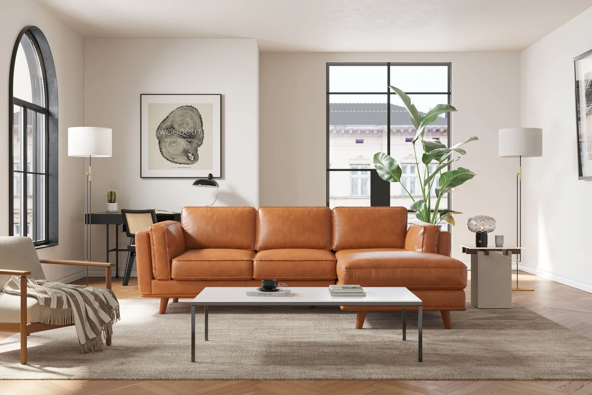 Artisan Leather Sectional Lounge - Image 13