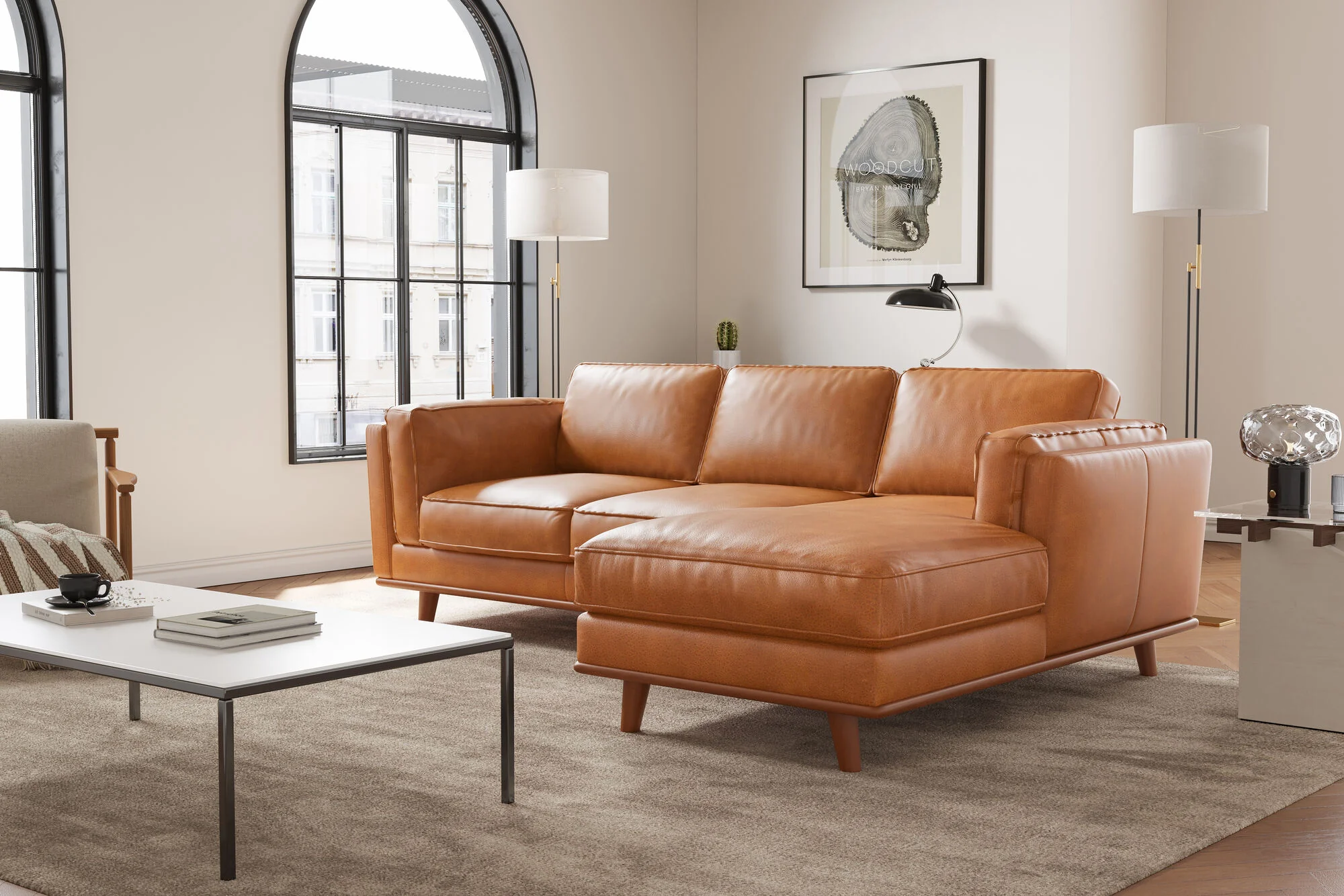 Artisan Leather Sectional Lounge - Image 15