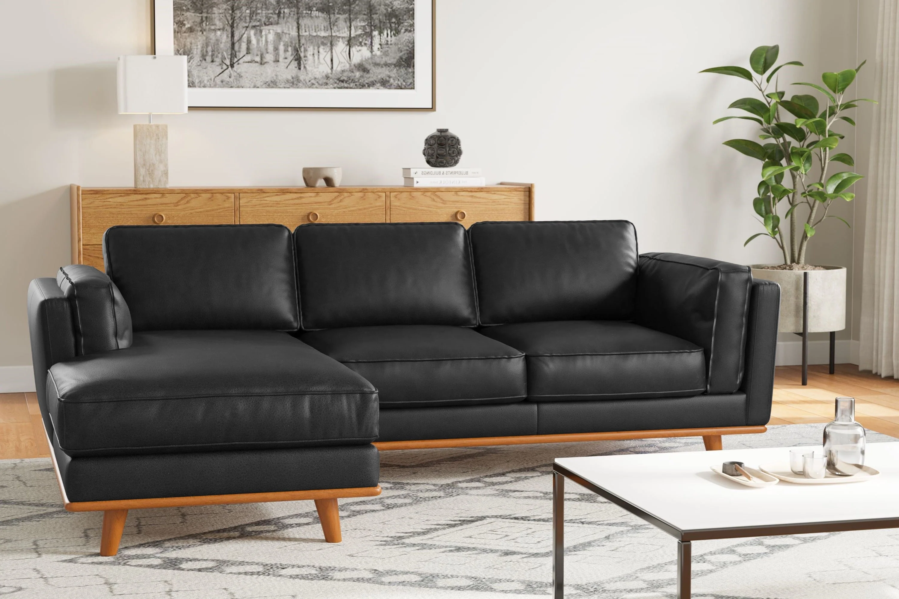 Artisan Leather Sectional Lounge - Image 23