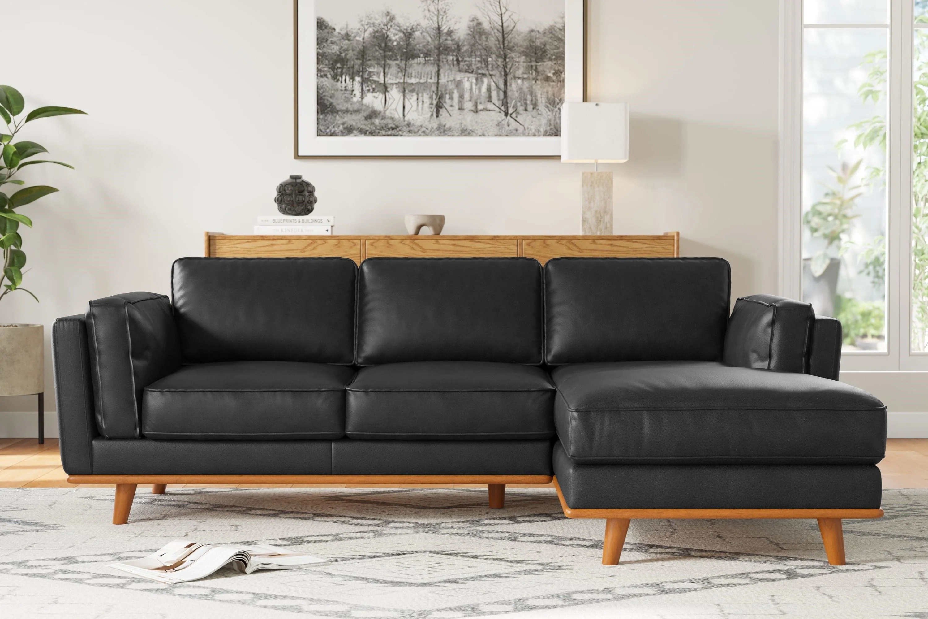 Artisan Leather Sectional Lounge - Image 30