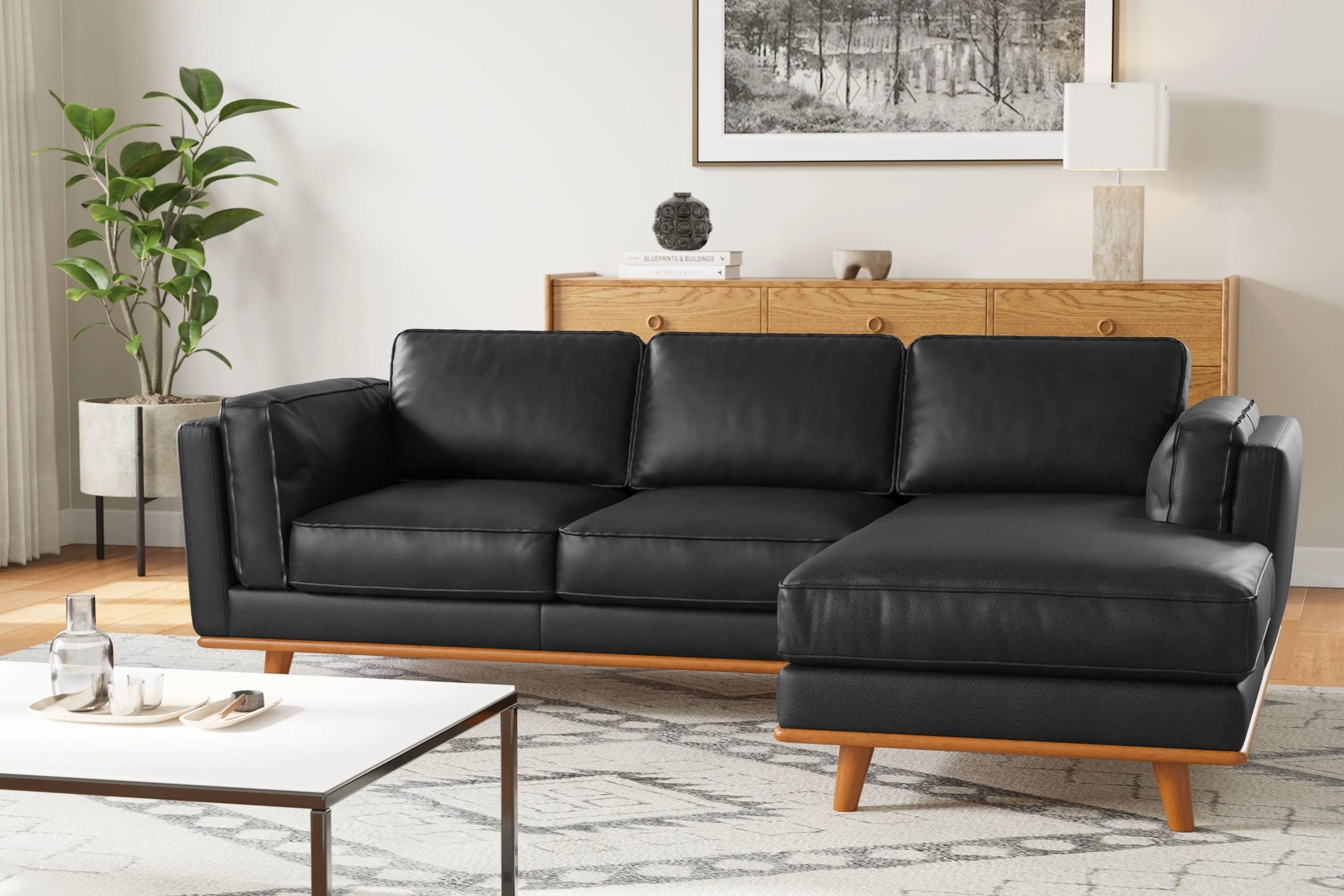 Artisan Leather Sectional Lounge - Image 32
