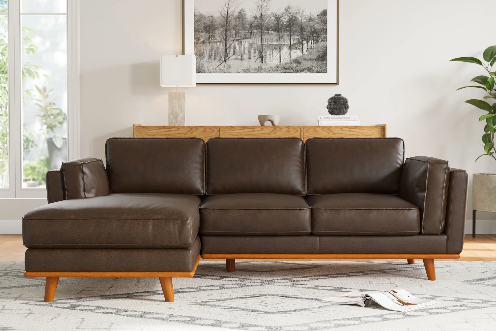 Artisan Leather Sectional Lounge - Image 39