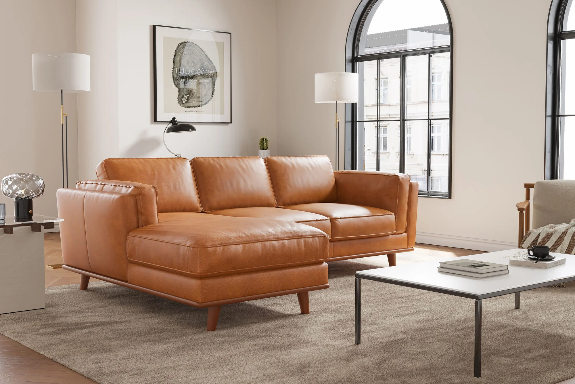 Artisan Leather Sectional Lounge - Image 4