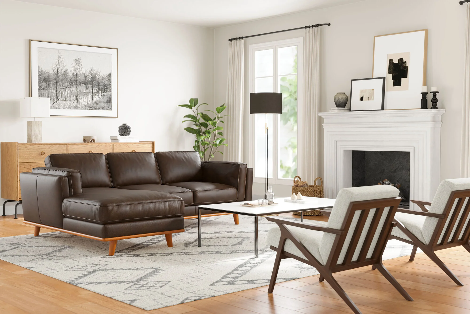 Artisan Leather Sectional Lounge - Image 42