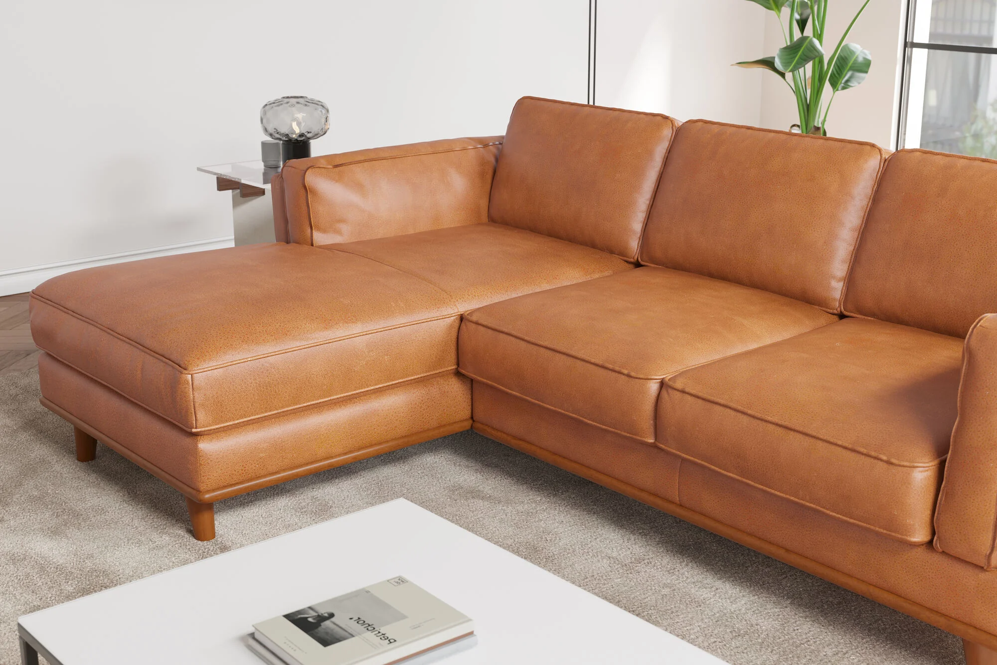 Artisan Leather Sectional Lounge - Image 5