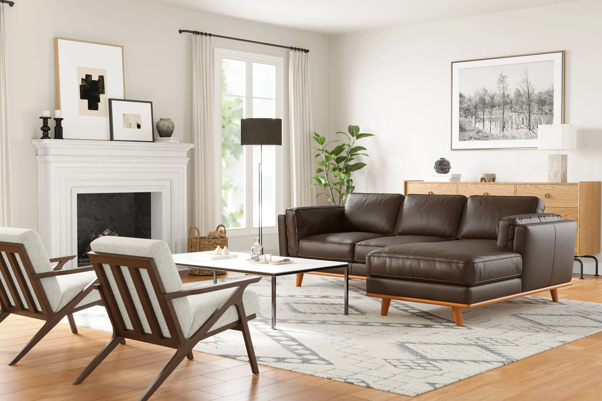 Artisan Leather Sectional Lounge - Image 51