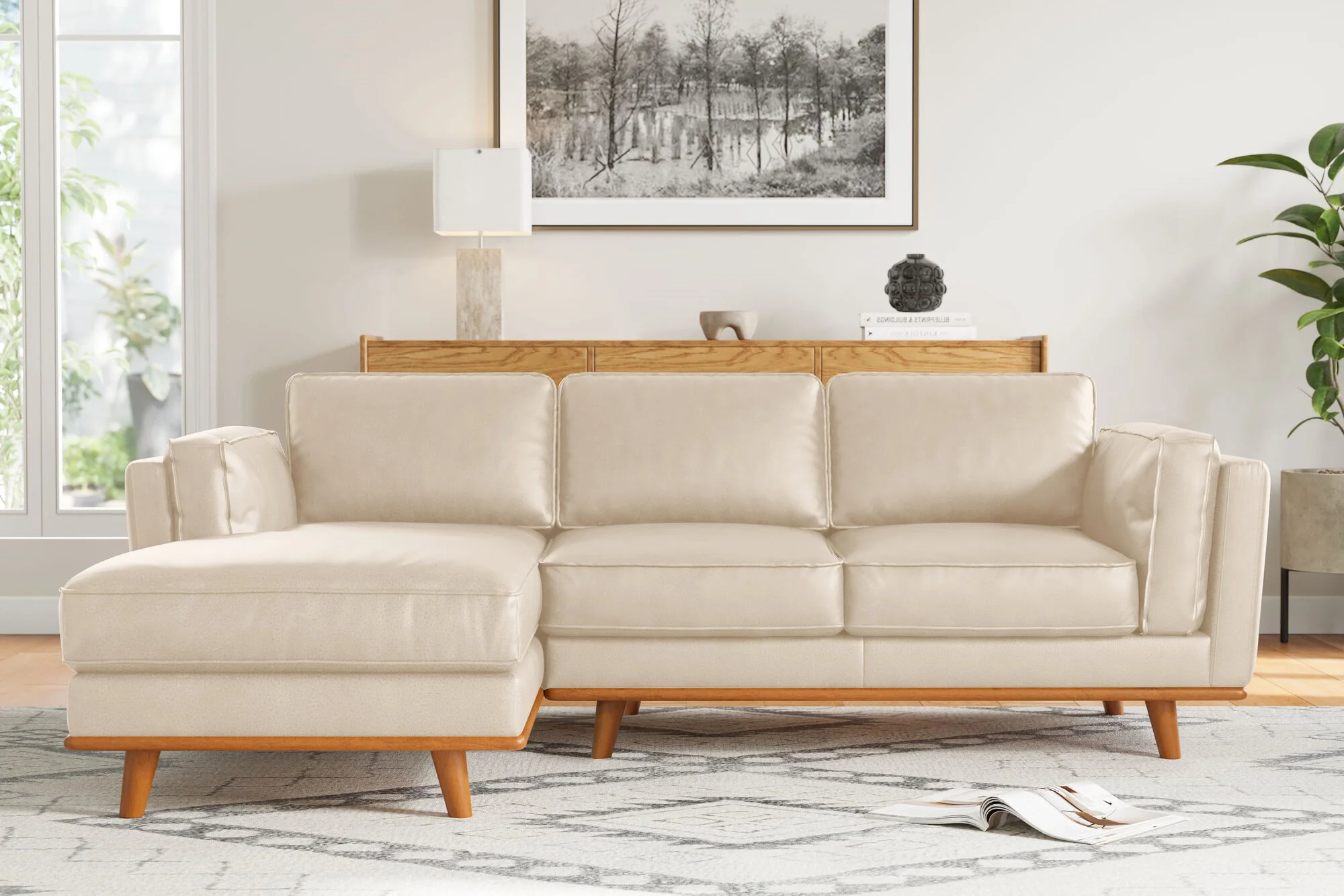 Artisan Leather Sectional Lounge - Image 57