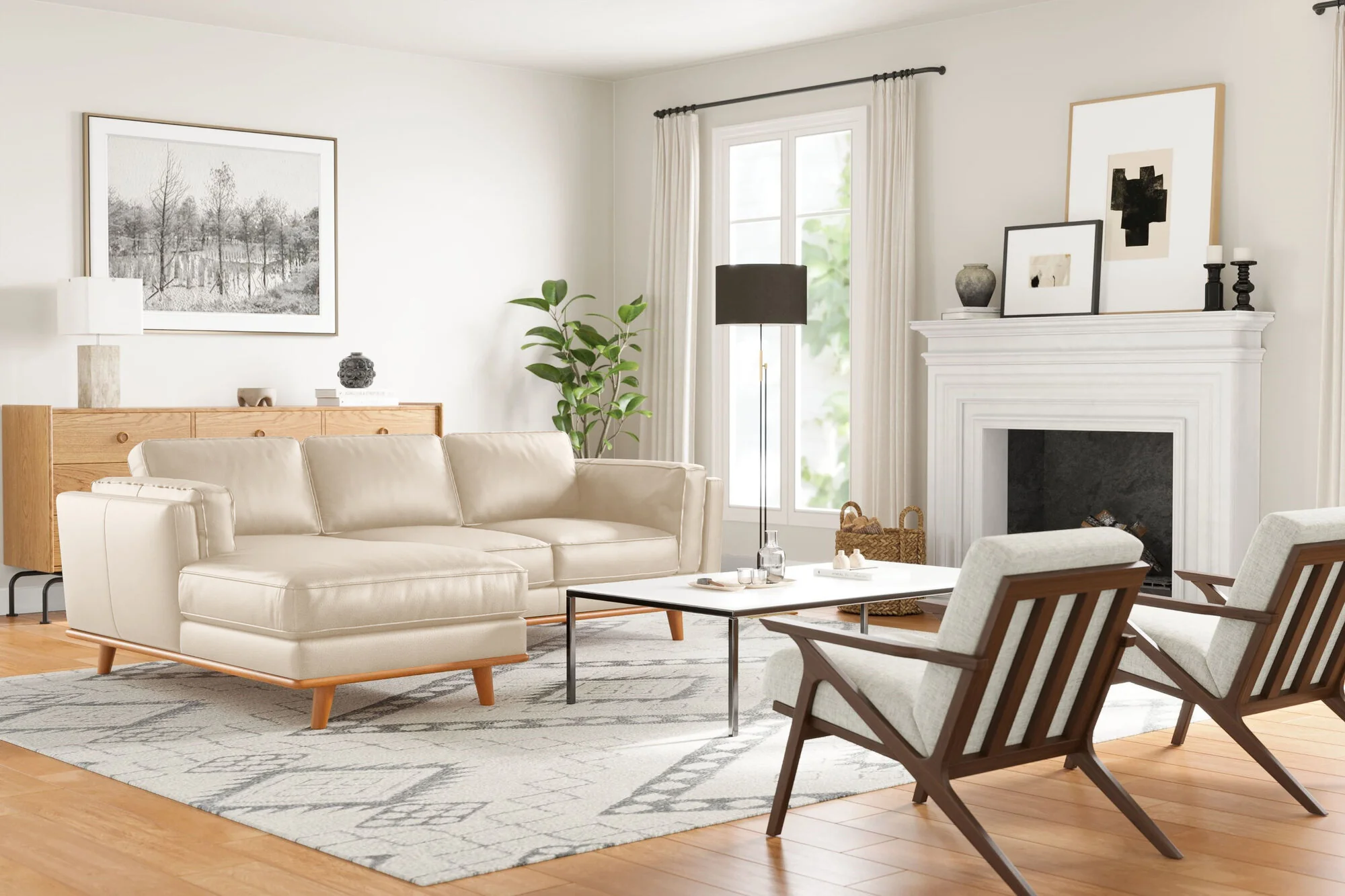 Artisan Leather Sectional Lounge - Image 60