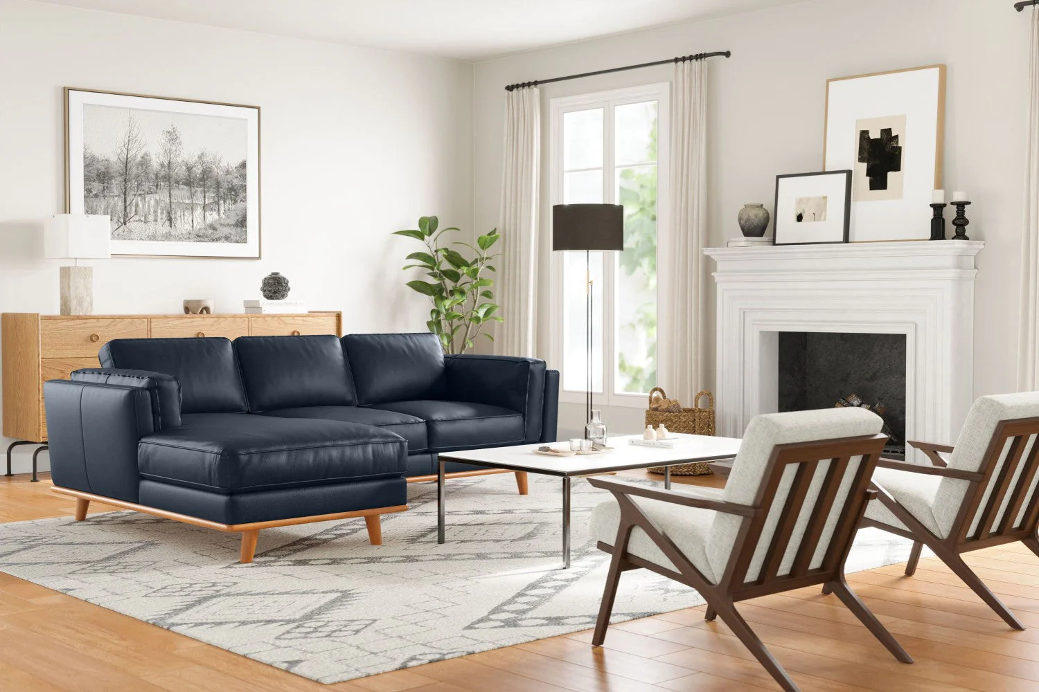Artisan Leather Sectional Lounge - Image 76