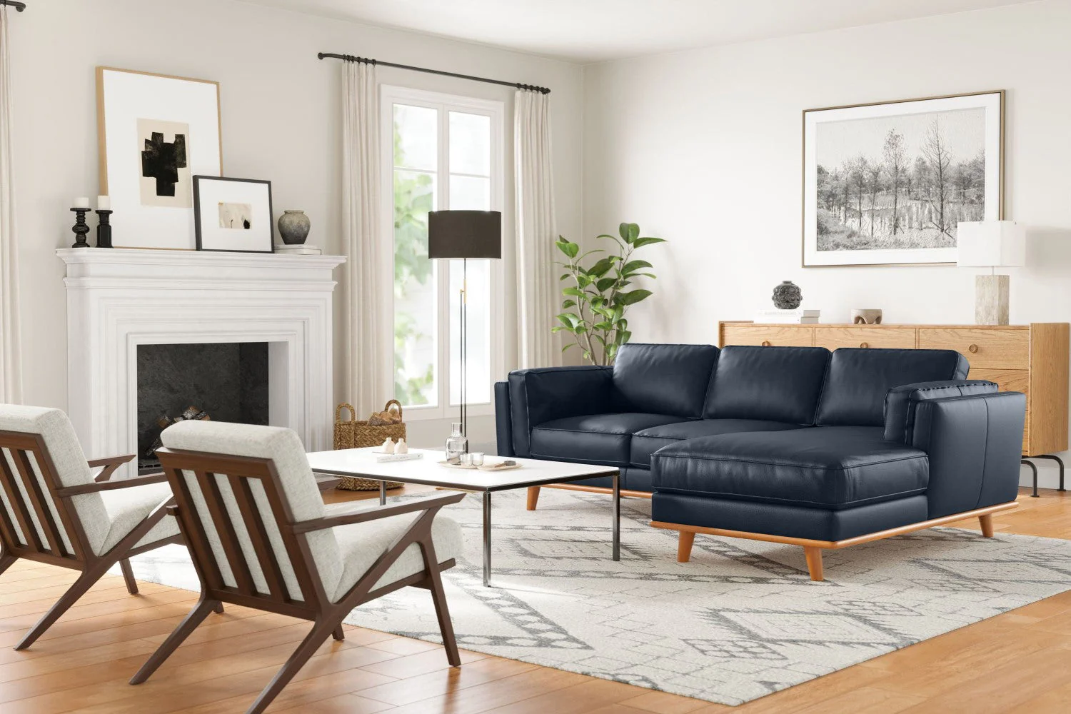 Artisan Leather Sectional Lounge - Image 84