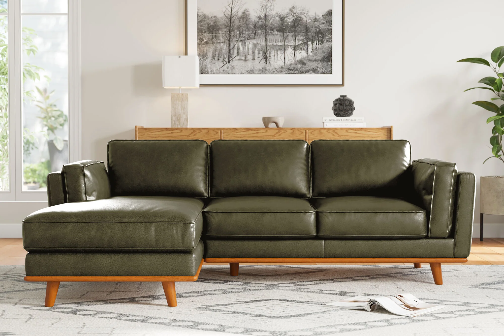 Artisan Leather Sectional Lounge - Image 89