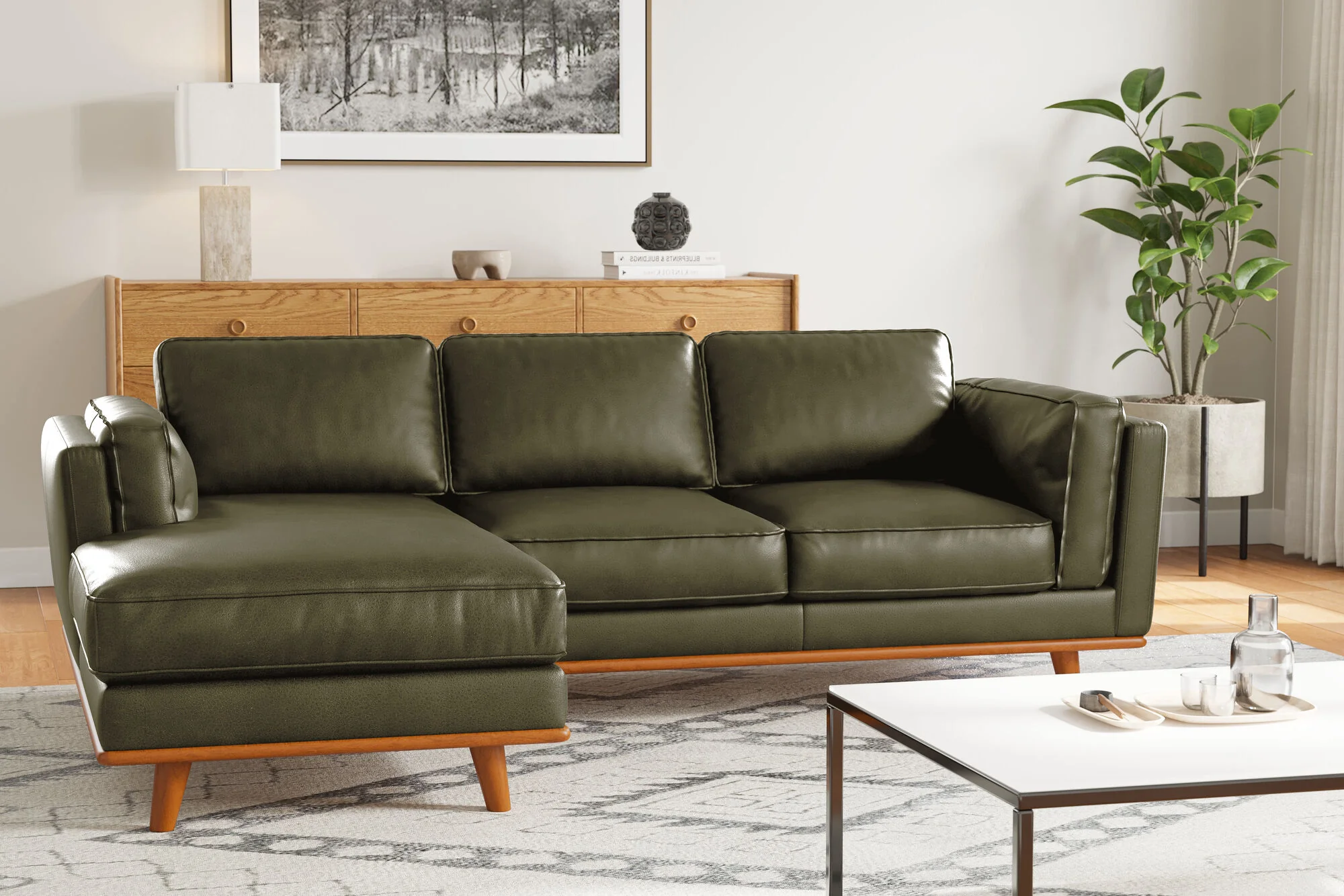 Artisan Leather Sectional Lounge - Image 91