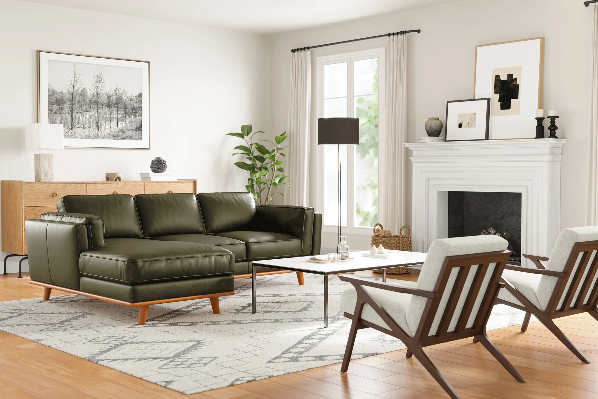 Artisan Leather Sectional Lounge - Image 92