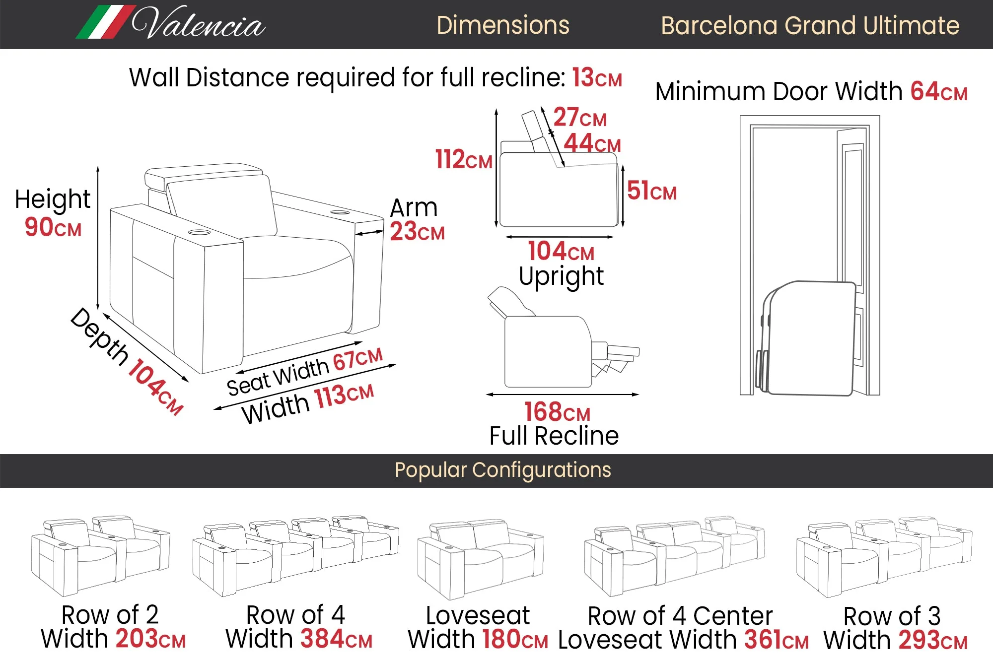 Barcelona Grand Ultimate Home Theater Lounge - Image 13