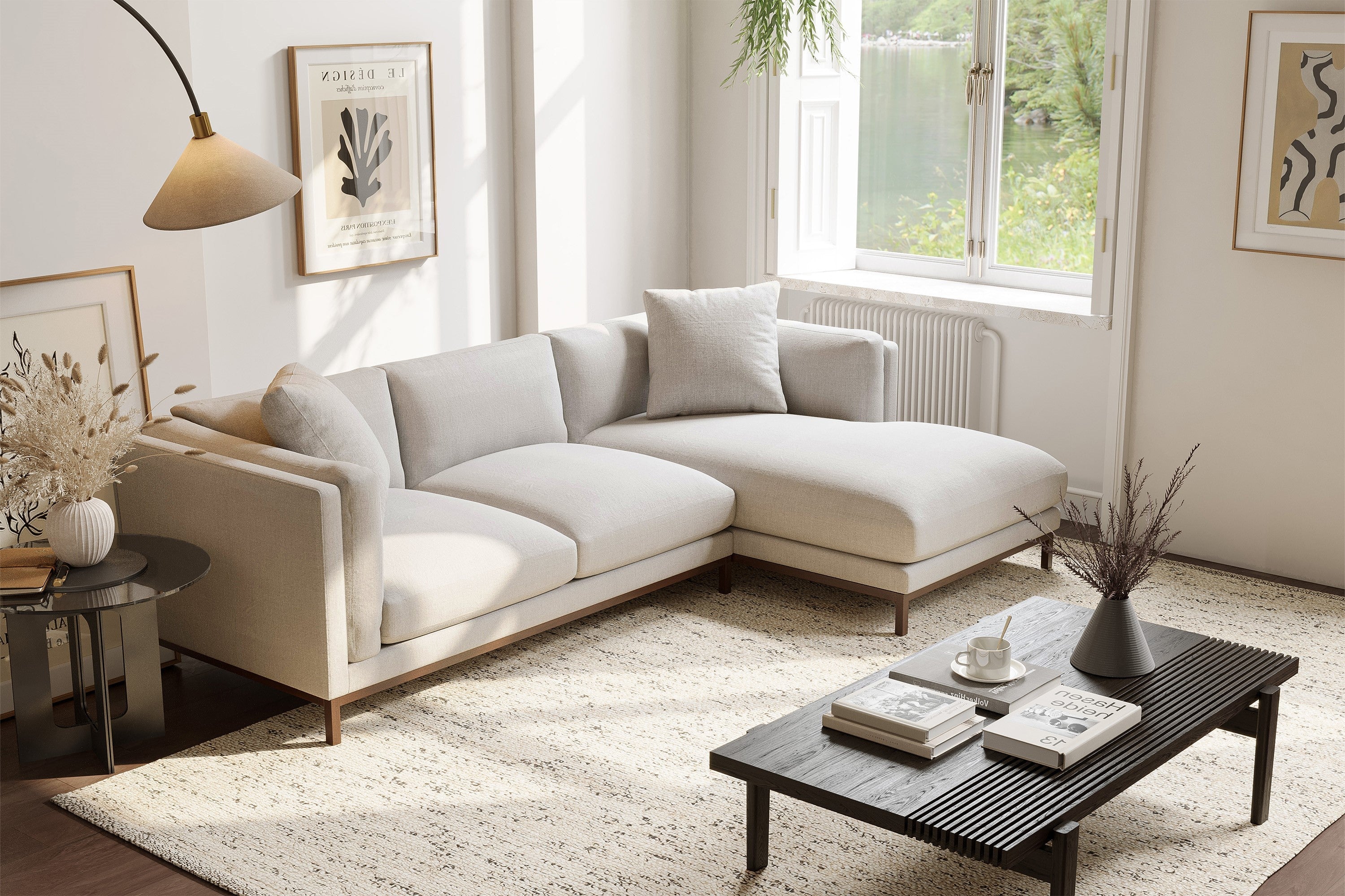 Bergen Fabric Sectional Lounge - Image 16