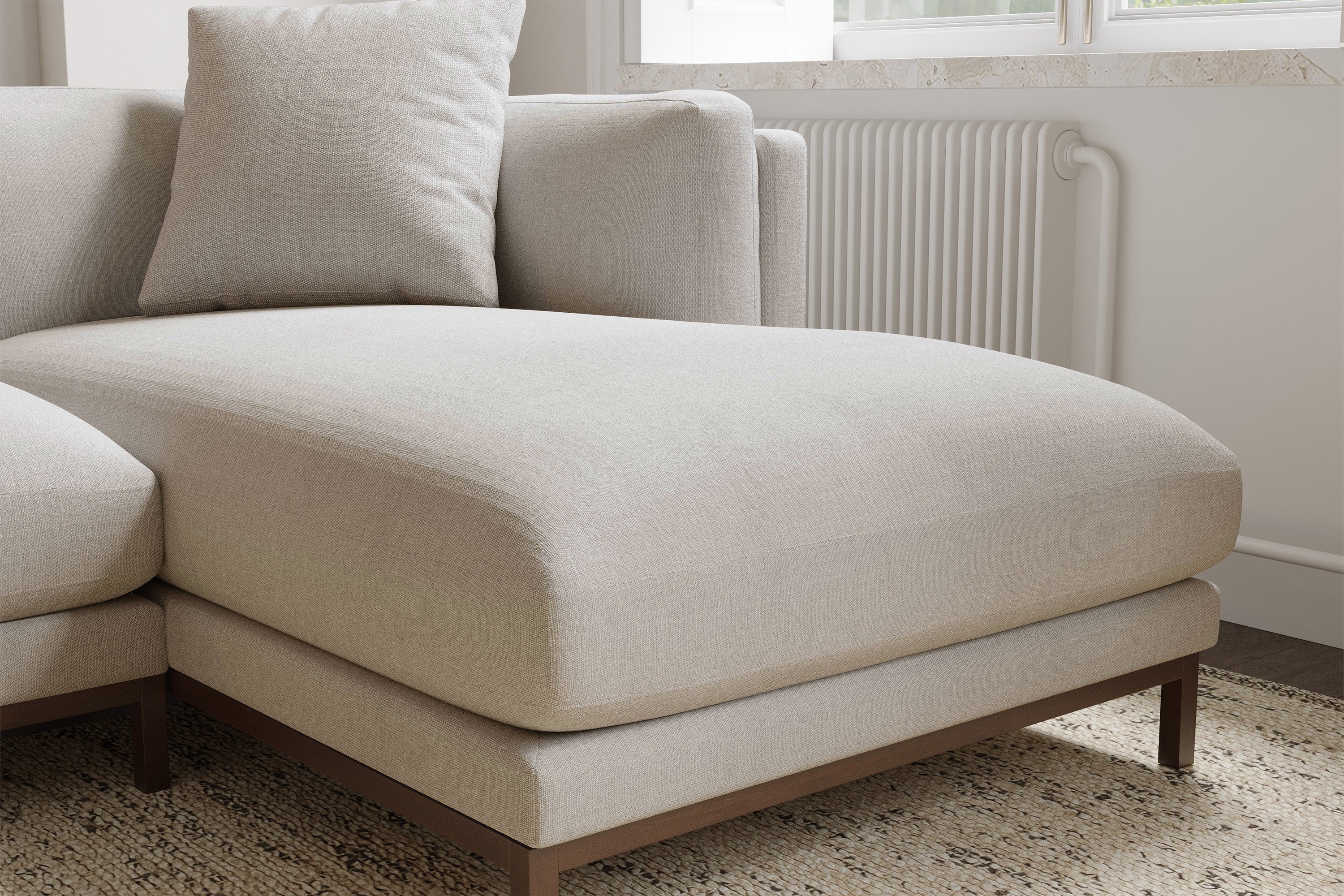 Bergen Fabric Sectional Lounge - Image 18