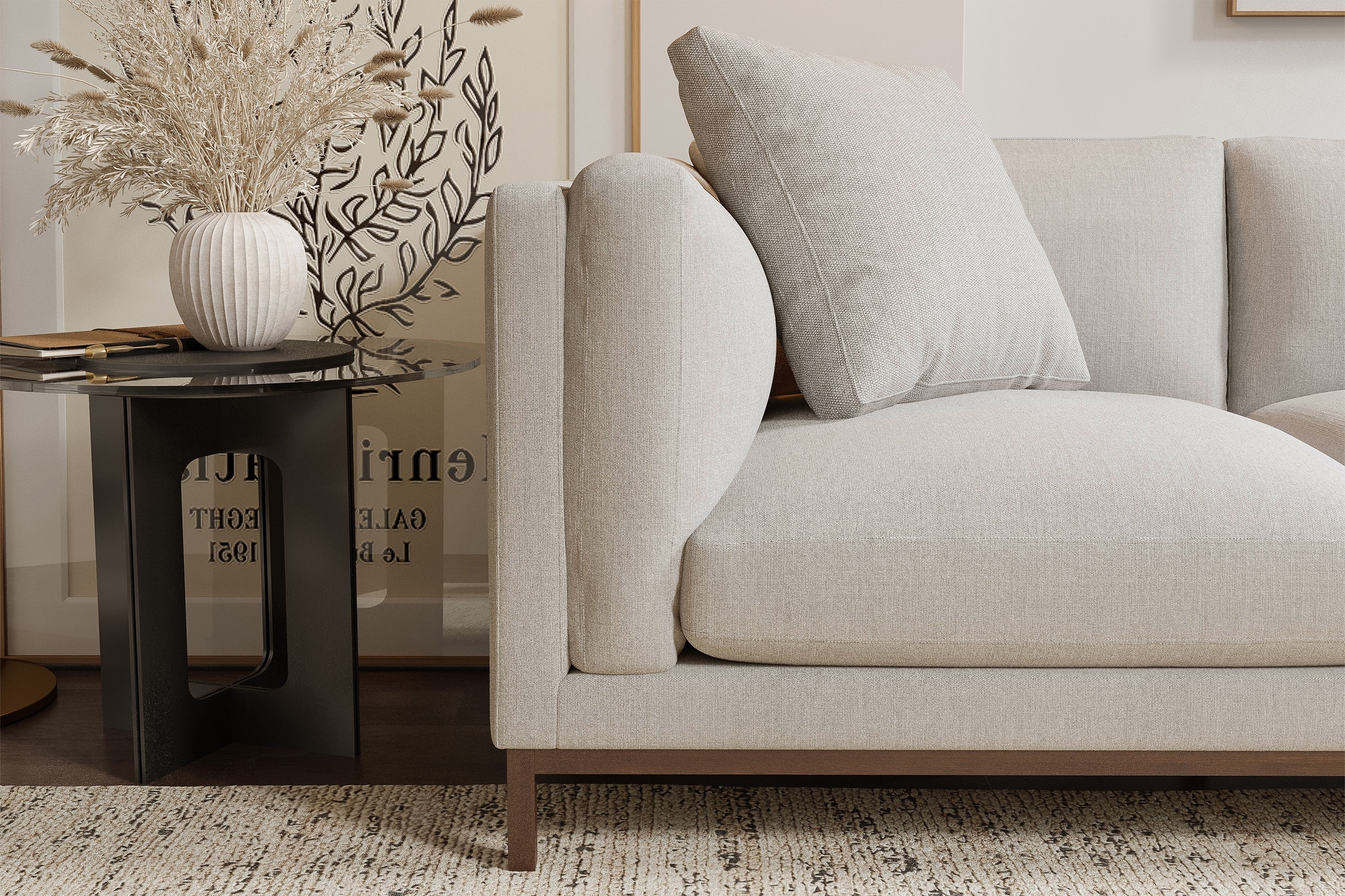 Bergen Fabric Sectional Lounge - Image 20
